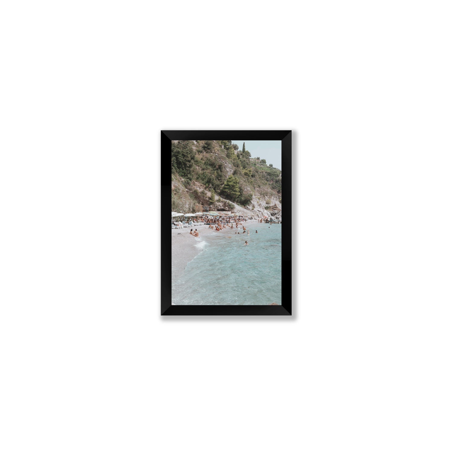 Mediterranean Magic fine art print, Amalfi, Italy, Small, Black Frame · Full Bleed, Fine Art Print
