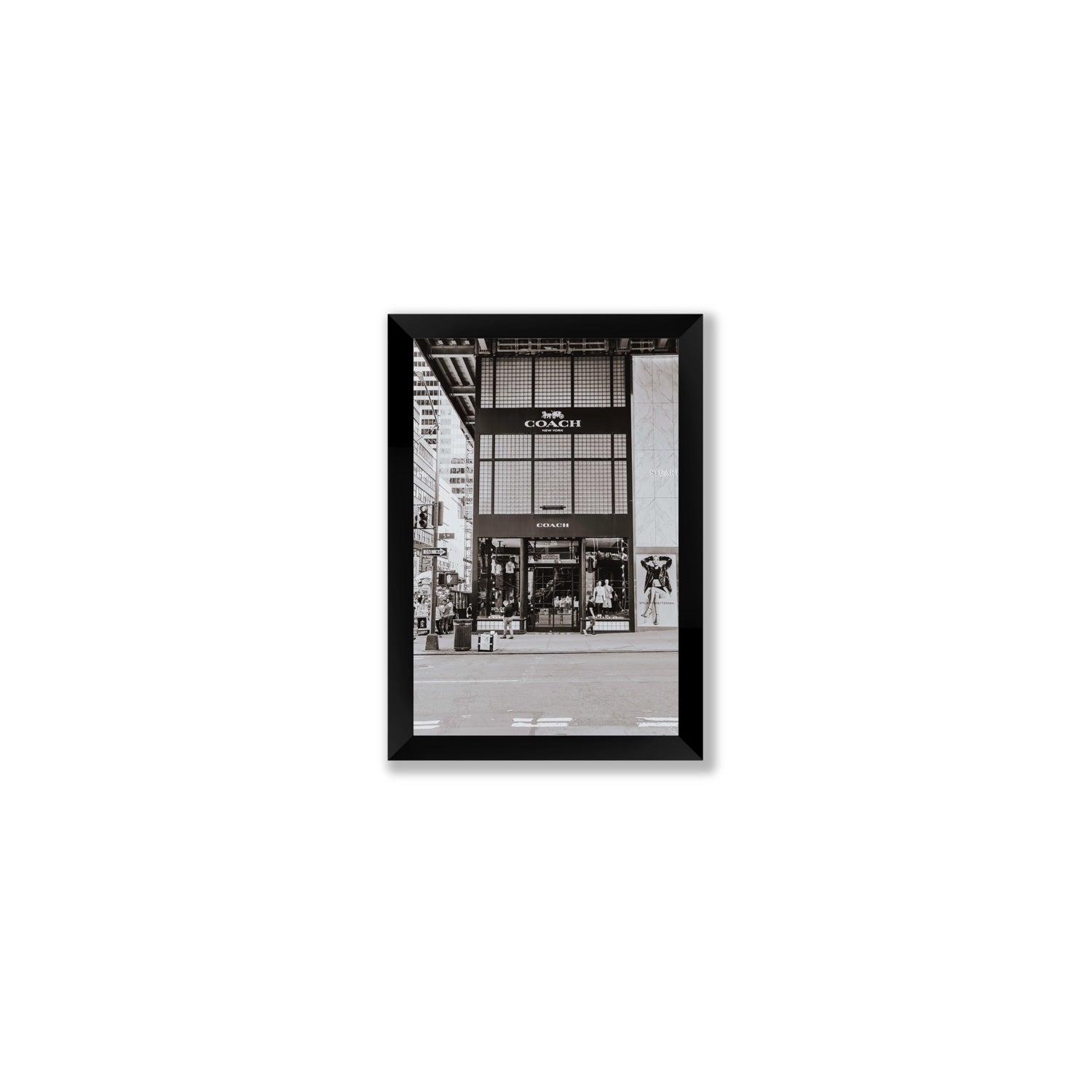 Coach Uptown fine art print, New York, United States, Small, Black Frame · Full Bleed, Fine Art Print