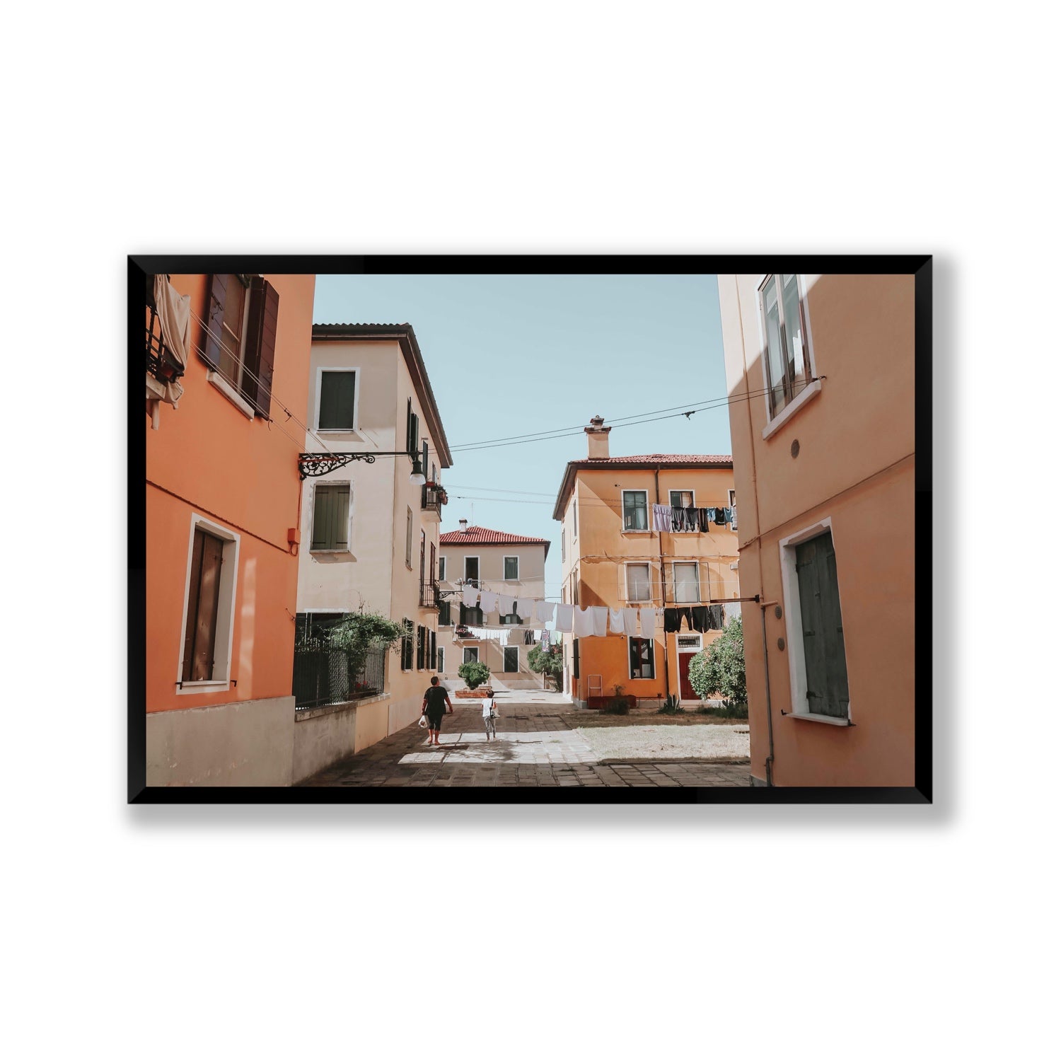 Giorgia Boscolo Venice Italian wall art Gallery full-bleed fine art print in black frame
