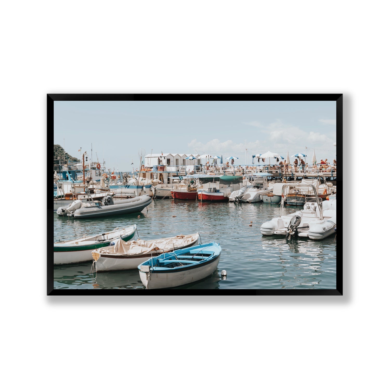 Antico Porto fine art print, Sorrento, Italy, Gallery, Black Frame · Full Bleed, Fine Art Print