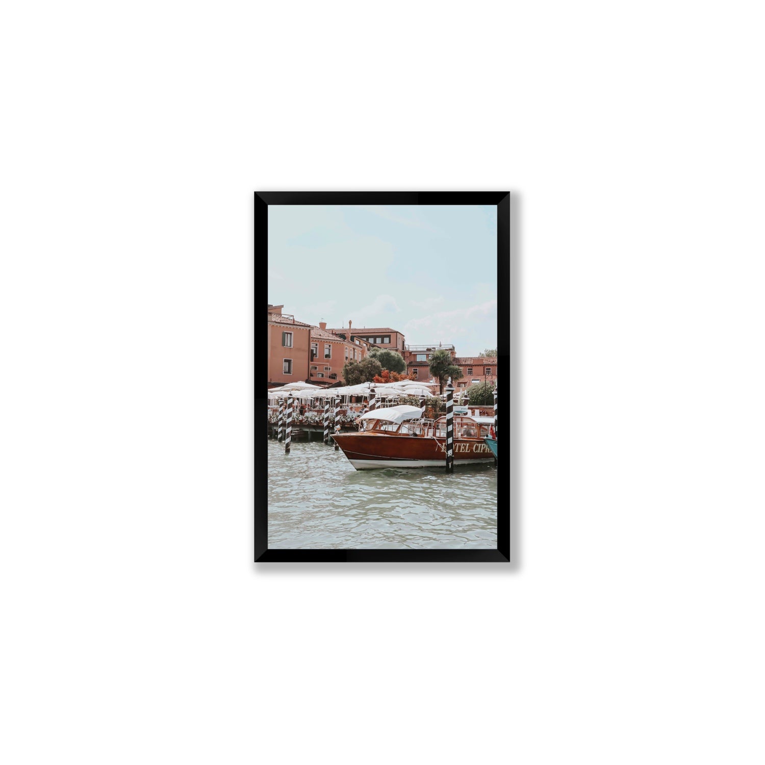 Queen Of The Adriatic Venice Italian wall art Medium full-bleed fine art print in black frame