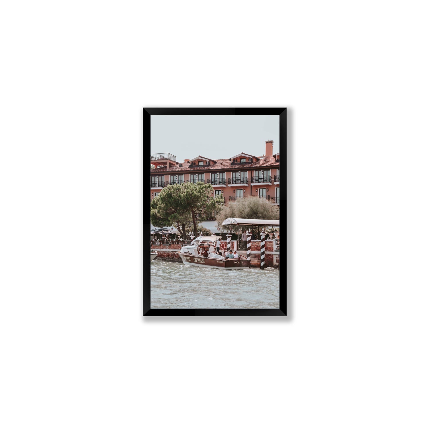 Cocai II Venice Italian wall art Medium full-bleed fine art print in black frame
