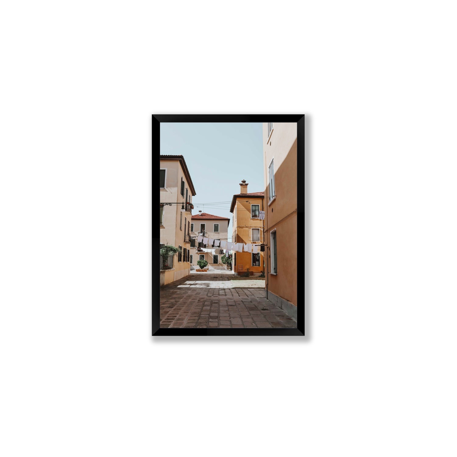 Terraferma Venice Italian wall art Medium full-bleed fine art print in black frame