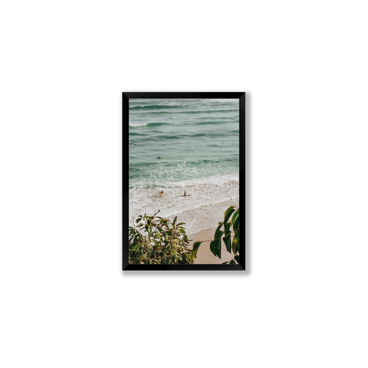 Private Paradise fine art print, Byron Bay, Australia, Medium, Black Frame · Full Bleed, Fine Art Print
