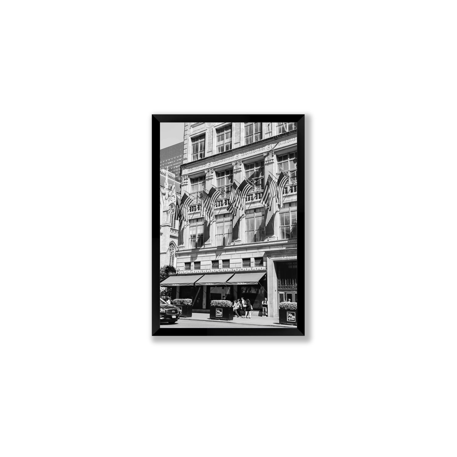 Luxury On Fifth fine art print, New York, United States, Medium, Black Frame · Full Bleed, Fine Art Print