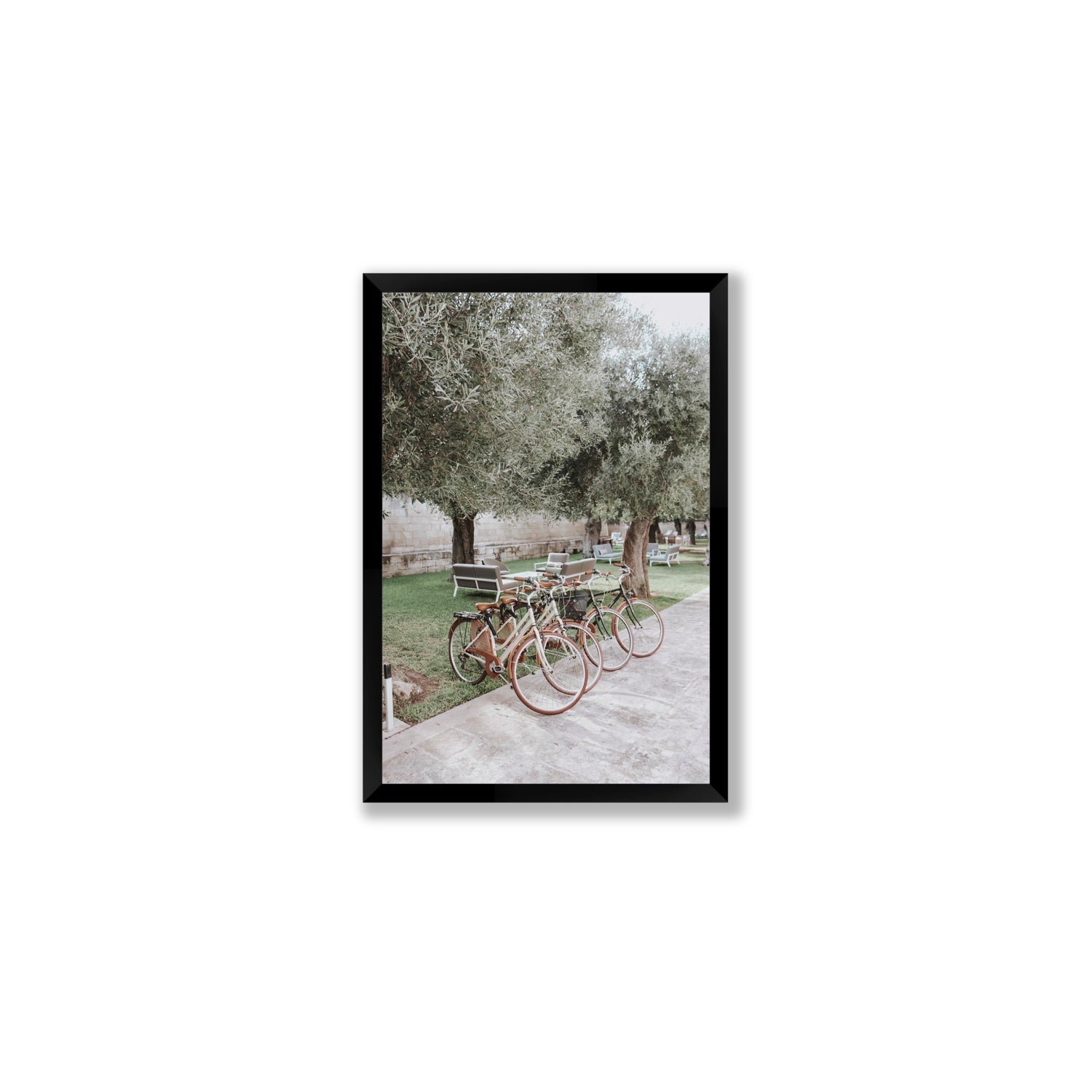 Classic Cruisers Puglia wall art Medium full-bleed fine art print in black frame