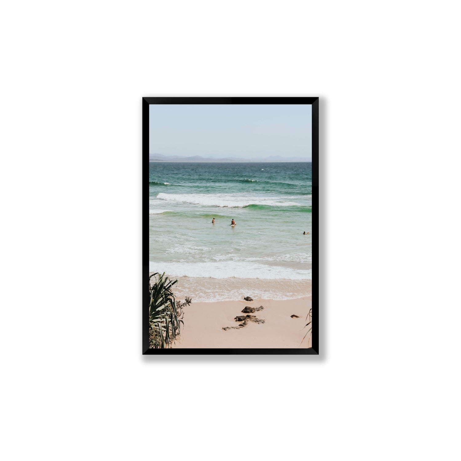 Lets Go Trippin' fine art print, Byron Bay, Australia, Large, Black Frame · Full Bleed, Fine Art Print