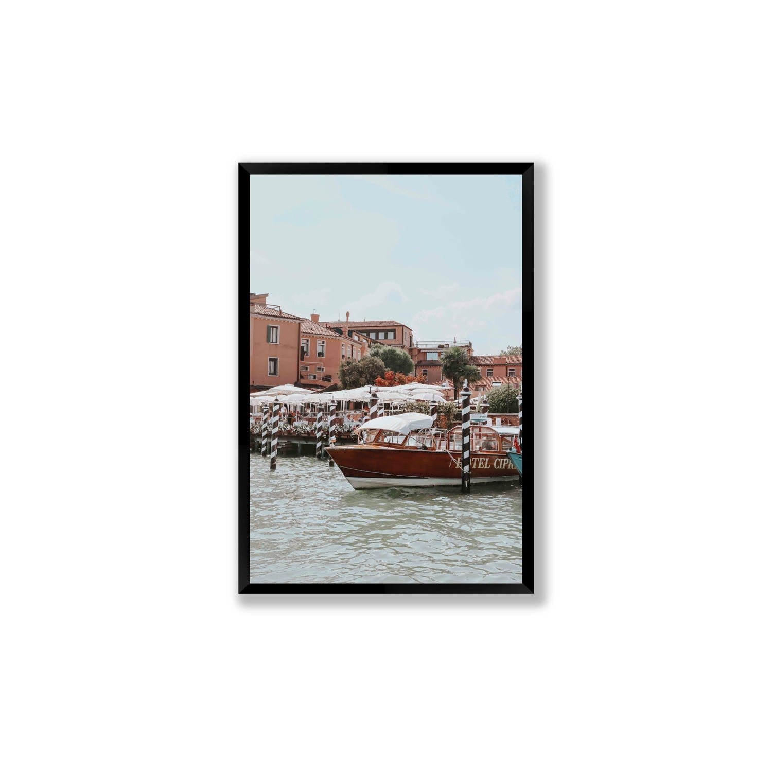 Queen Of The Adriatic Venice Italian wall art Large full-bleed fine art print in black frame