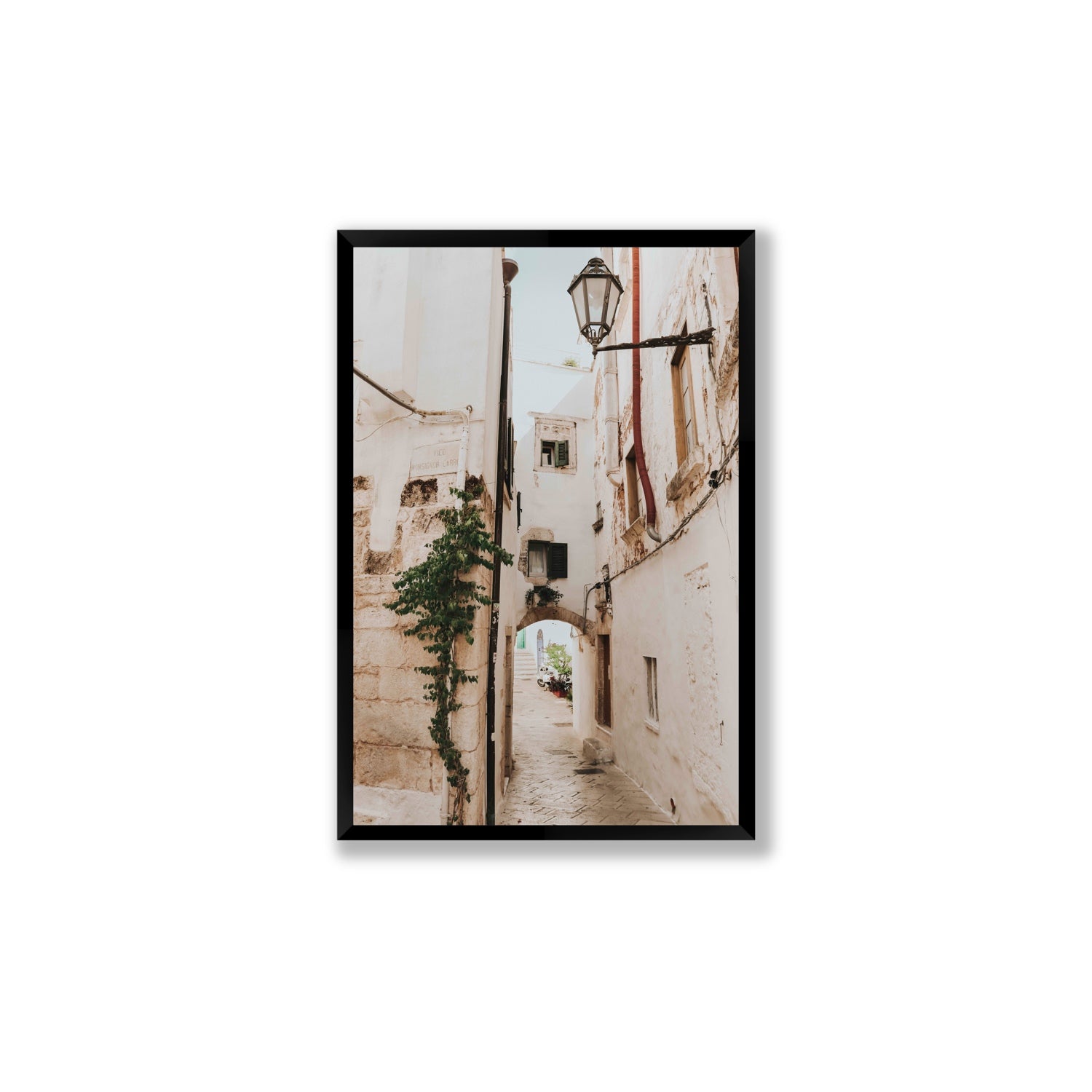 Labyrinth Lanes fine art print, Puglia, Italy, Large, Black Frame · Full Bleed, Fine Art Print