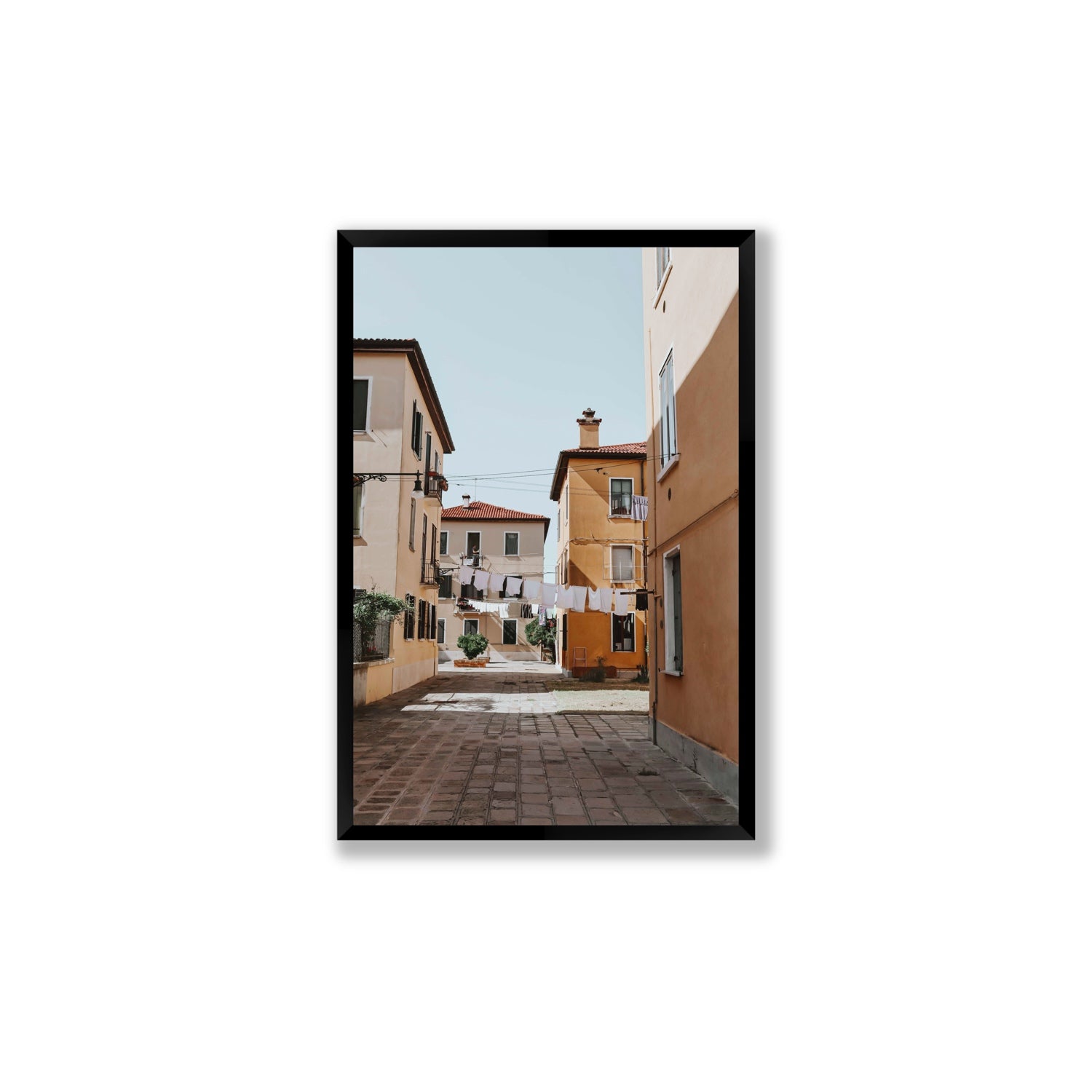 Terraferma Venice Italian wall art Large full-bleed fine art print in black frame