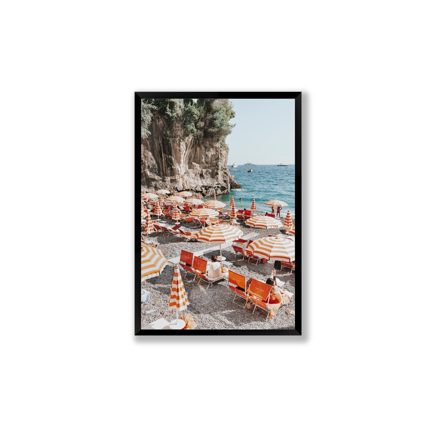 Tangerine Dream fine art print, Positano, Italy, Large, Black Frame · Full Bleed, Fine Art Print