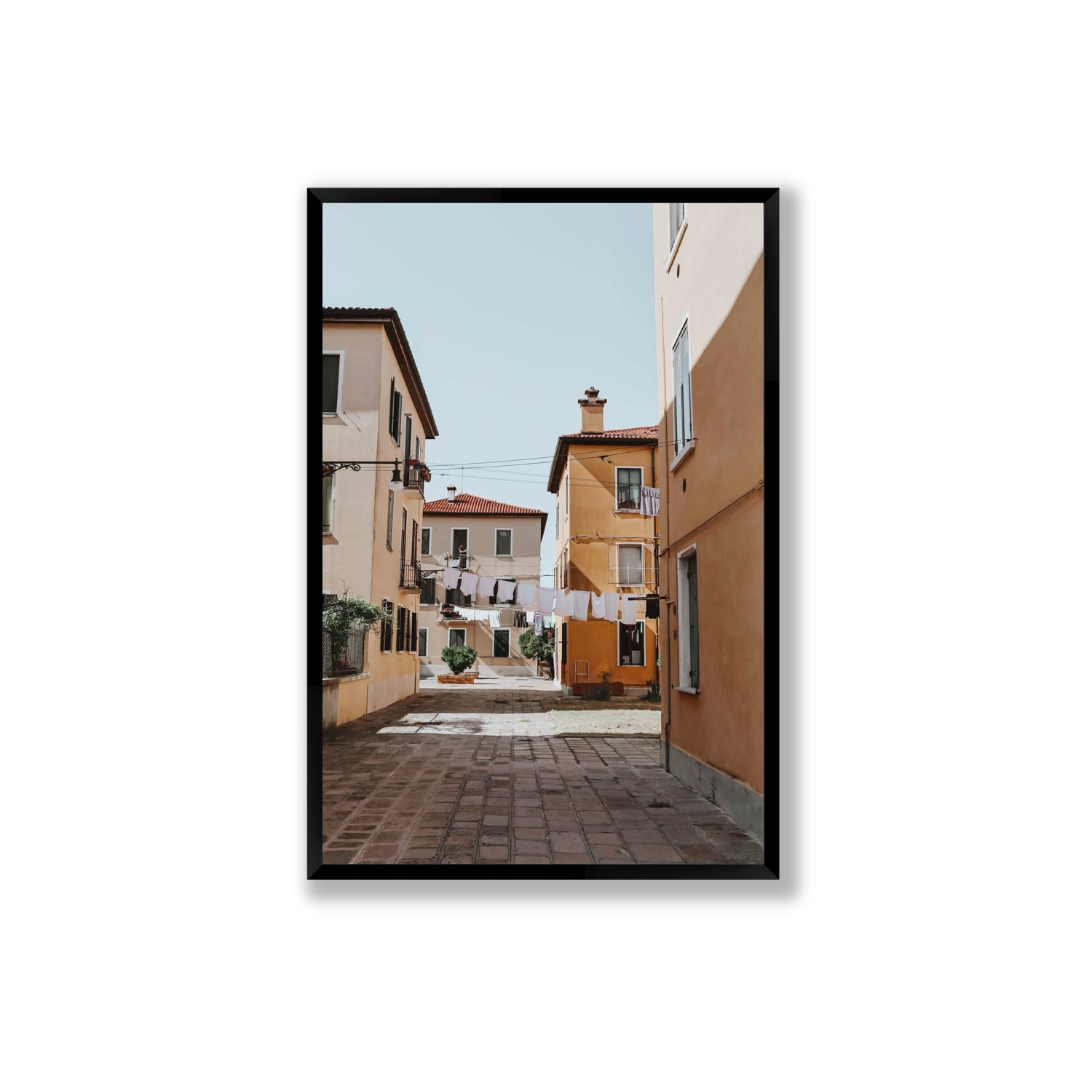 Terraferma Venice Italian wall art Extra Large full-bleed fine art print in black frame