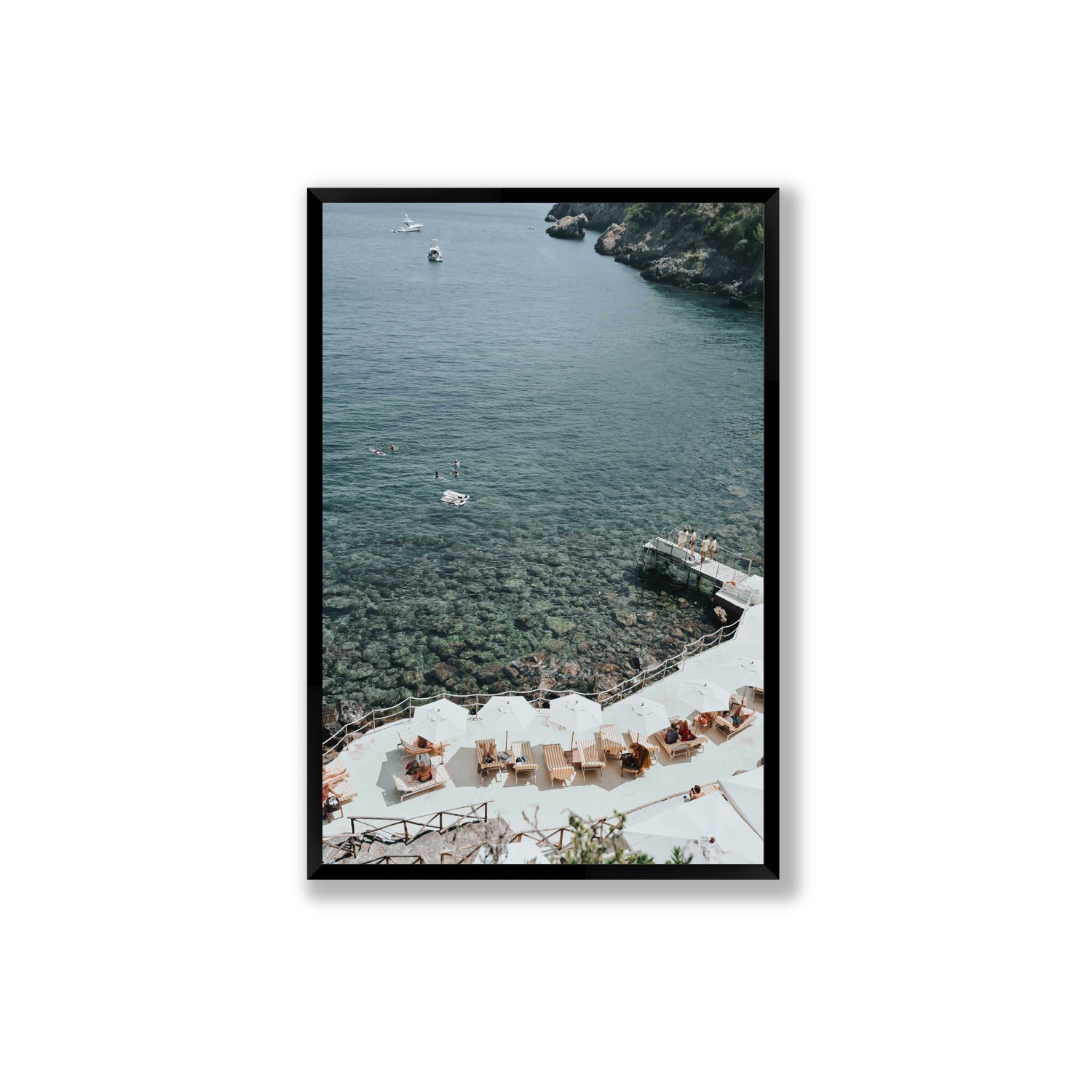 Until The Sun Goes Down Tuscany Italian decor wall art Extra Large full-bleed fine art print in black frame