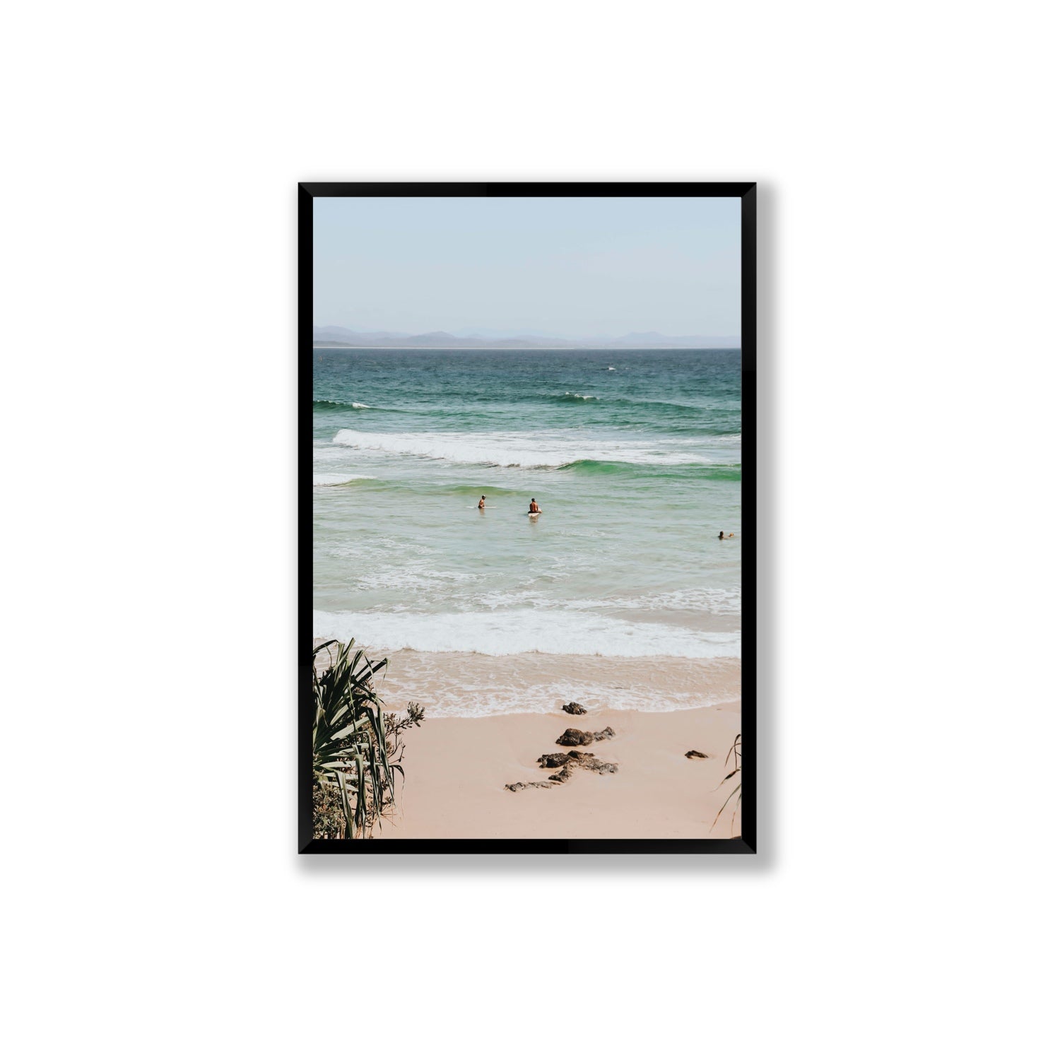Lets Go Trippin' fine art print, Byron Bay, Australia, Extra Large, Black Frame · Full Bleed, Fine Art Print