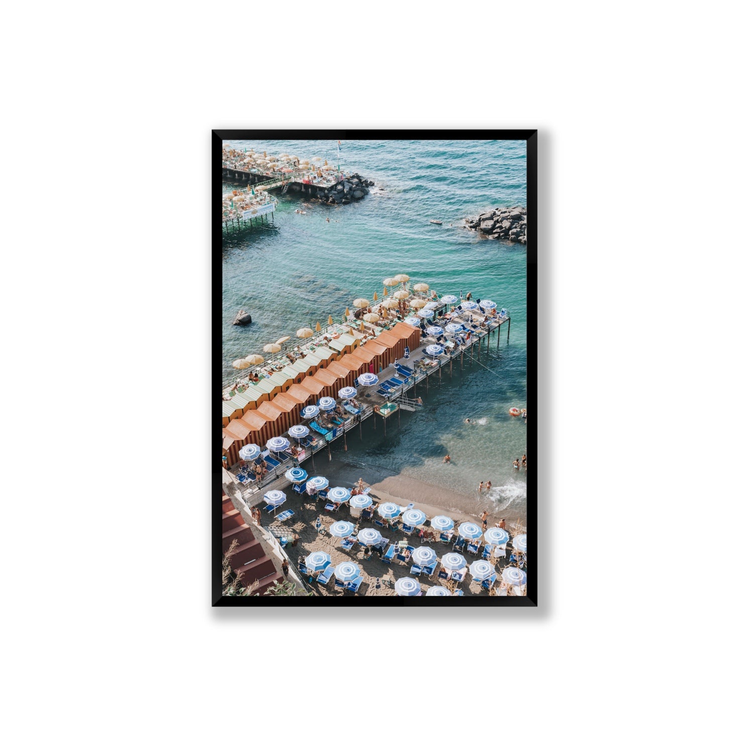 Ocean Fantasy fine art print, Sorrento, Italy, Extra Large, Black Frame · Full Bleed, Fine Art Print