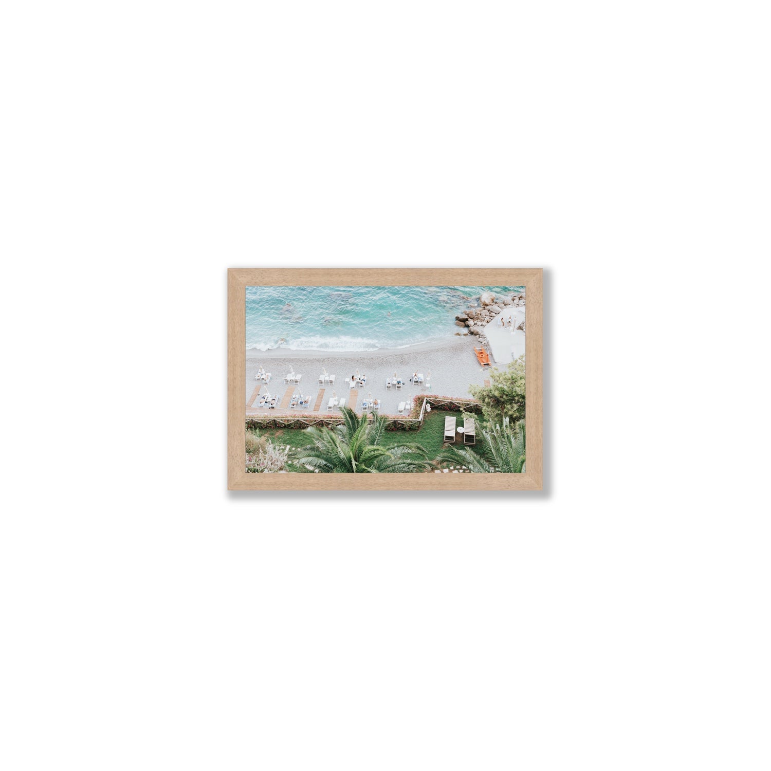 Elysian fine art print, Amalfi, Italy, Small, Natural Oak Frame · Full Bleed, Fine Art Print