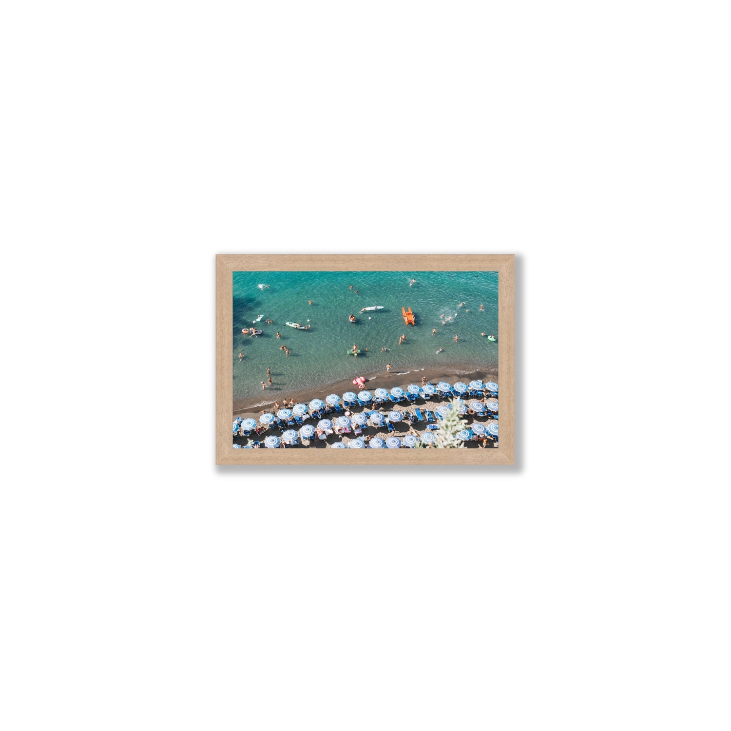 The Sea of Tranquility fine art print, Sorrento, Italy, Small, Natural Oak Frame · Full Bleed, Fine Art Print