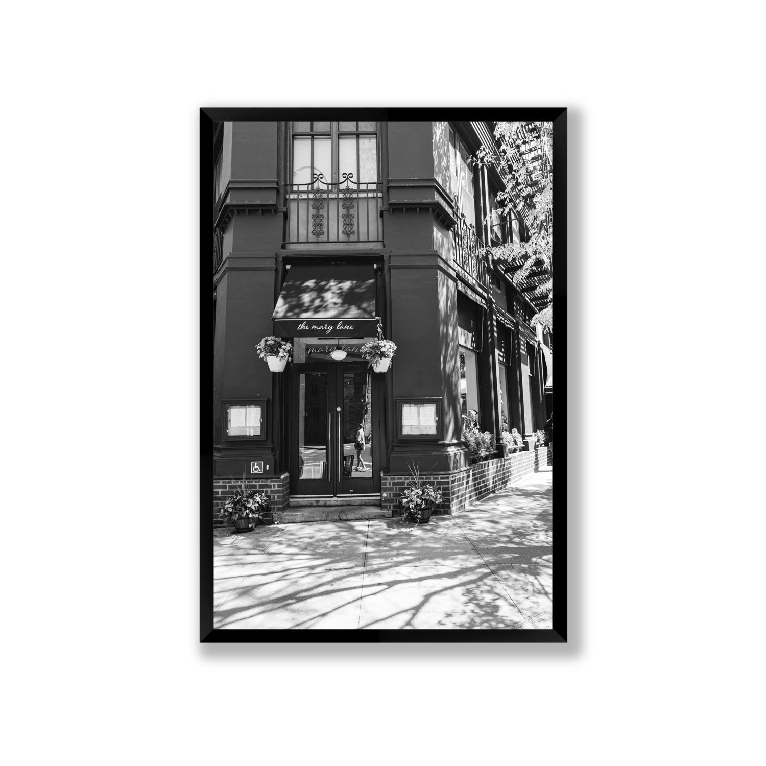 Mary's Corner fine art print, New York, United States, Giant, Black Frame · Full Bleed, Fine Art Print