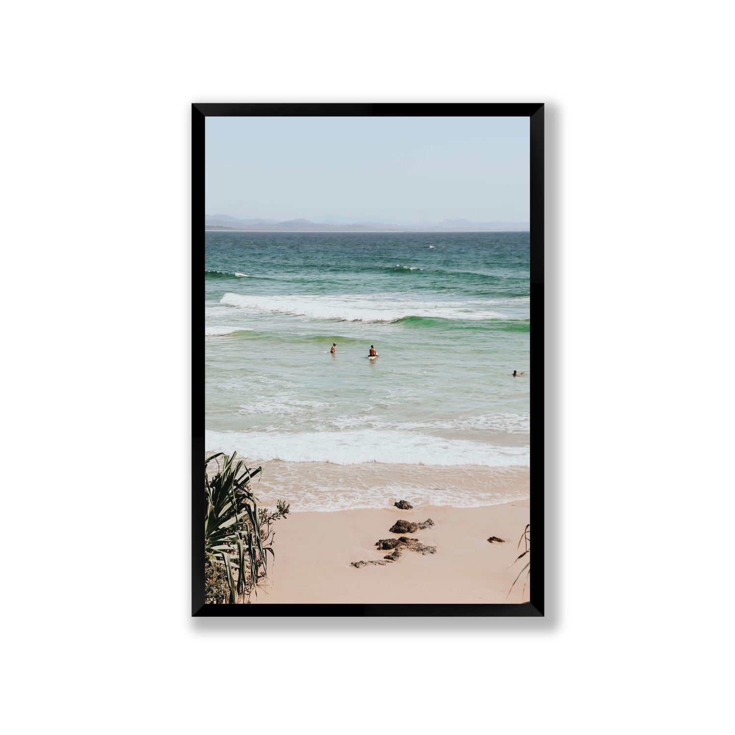 Lets Go Trippin' fine art print, Byron Bay, Australia, Giant, Black Frame · Full Bleed, Fine Art Print