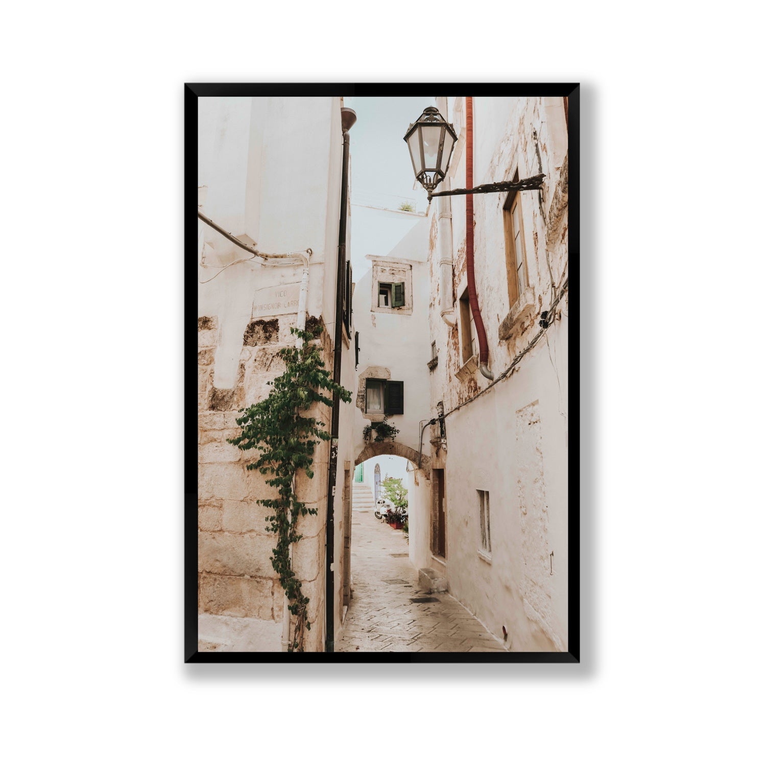 Labyrinth Lanes fine art print, Puglia, Italy, Gallery, Black Frame · Full Bleed, Fine Art Print