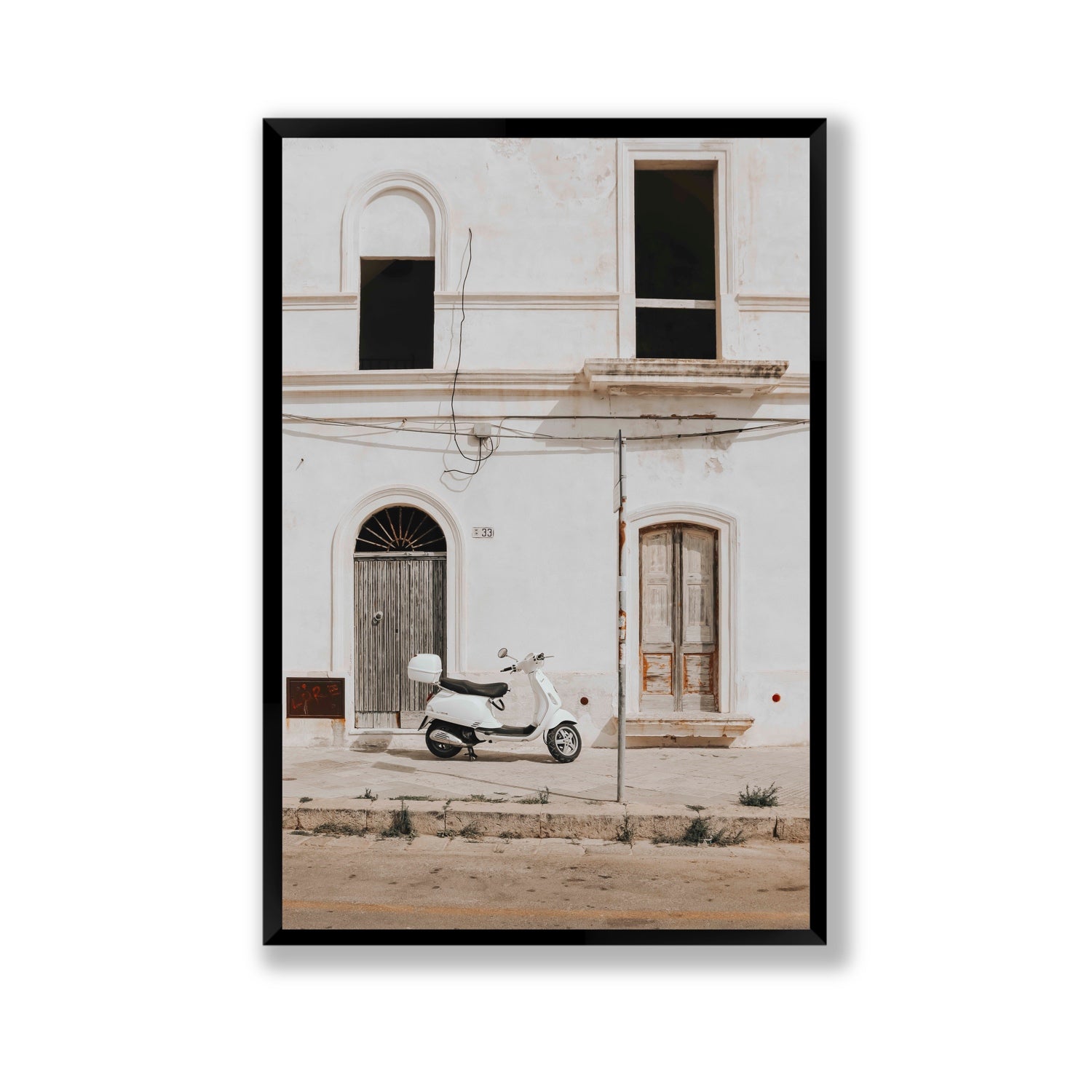 Radiant Ride fine art print, Puglia, Italy, Gallery, Black Frame · Full Bleed, Fine Art Print