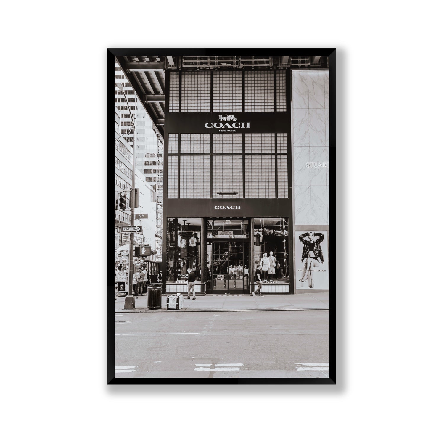 Coach Uptown fine art print, New York, United States, Gallery, Black Frame · Full Bleed, Fine Art Print
