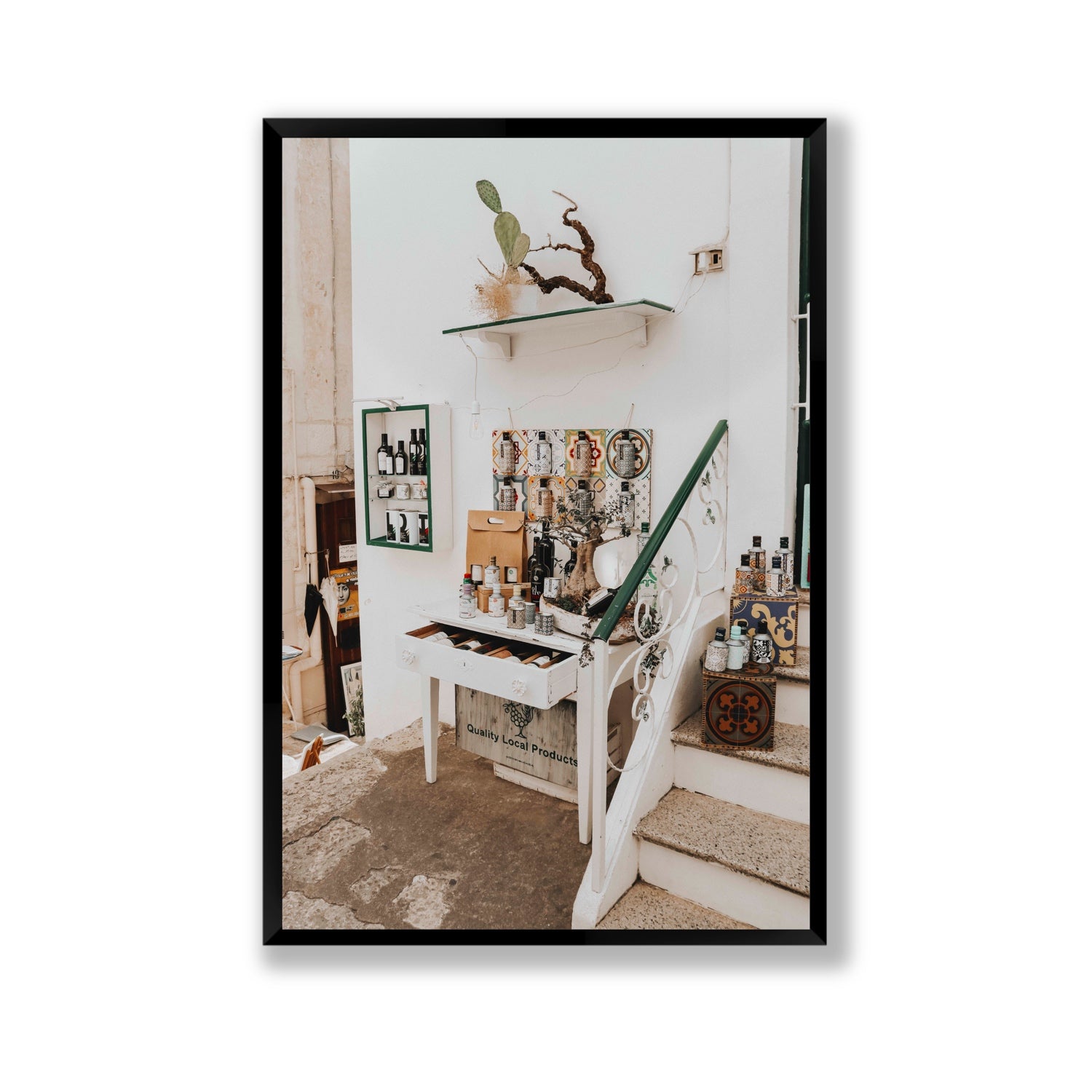 Liquid Gold fine art print, Puglia, Italy, Gallery, Black Frame · Full Bleed, Fine Art Print