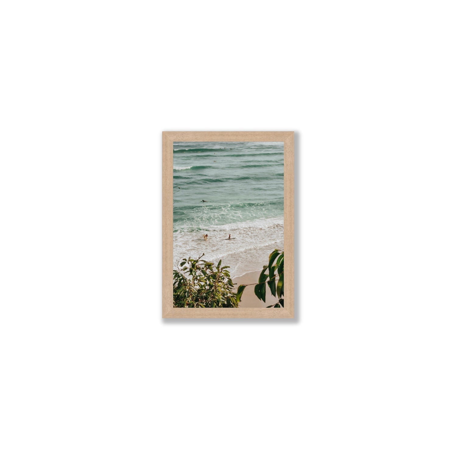 Private Paradise fine art print, Byron Bay, Australia, Small, Natural Oak Frame · Full Bleed, Fine Art Print