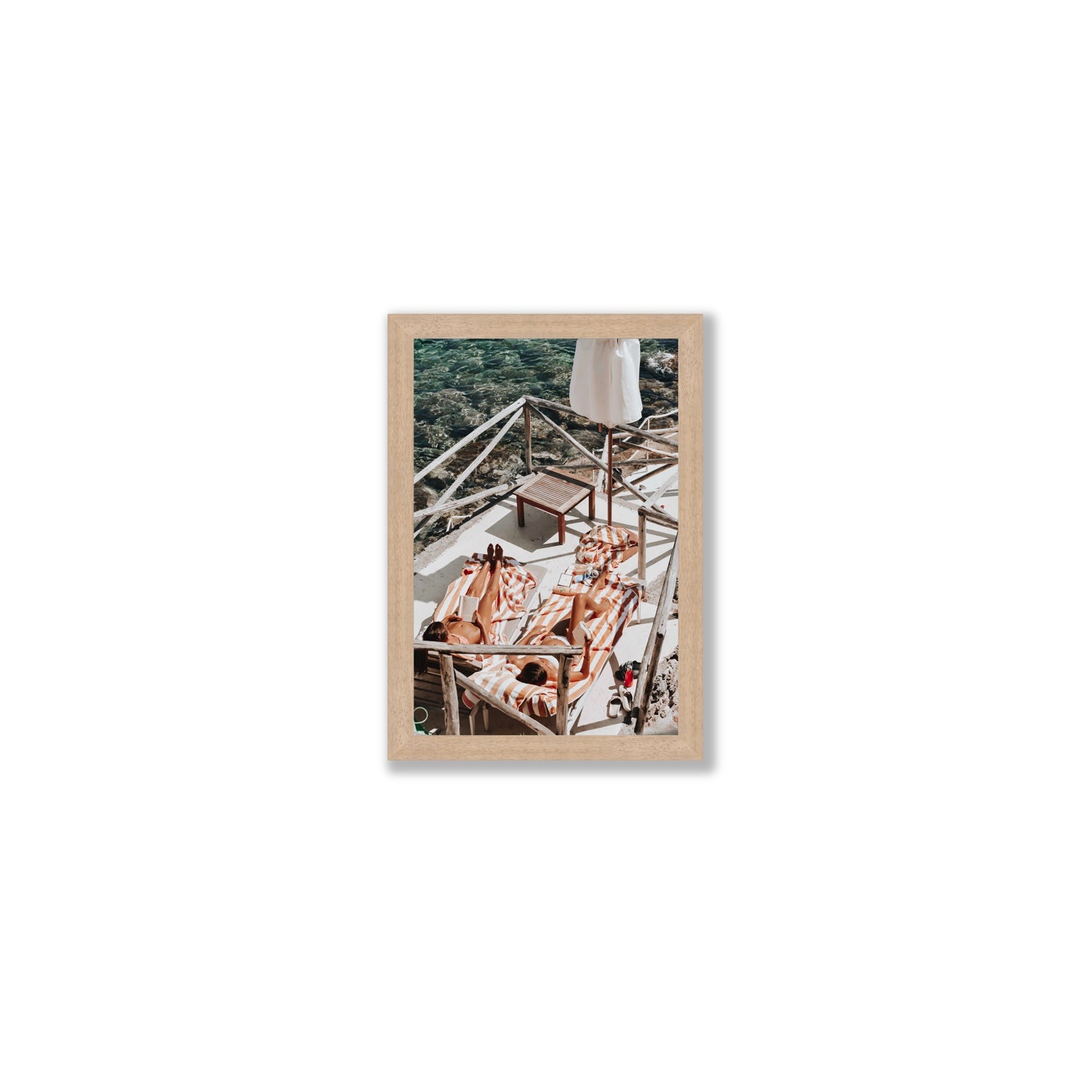 Sun Kissed fine art print, Tuscany, Italy, Small, Natural Oak Frame · Full Bleed, Fine Art Print