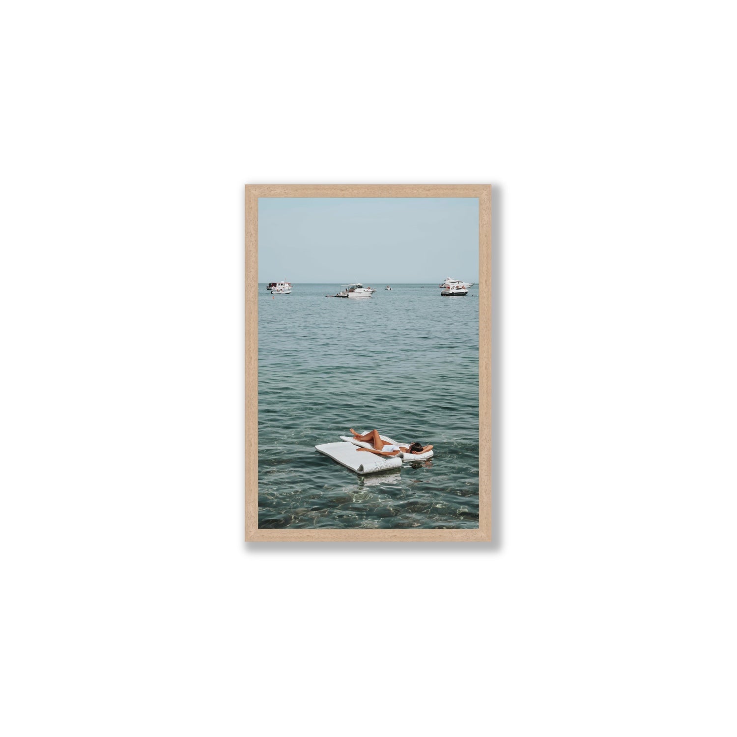 Style Queen fine art print, Tuscany, Italy, Medium, Natural Oak Frame · Full Bleed, Fine Art Print