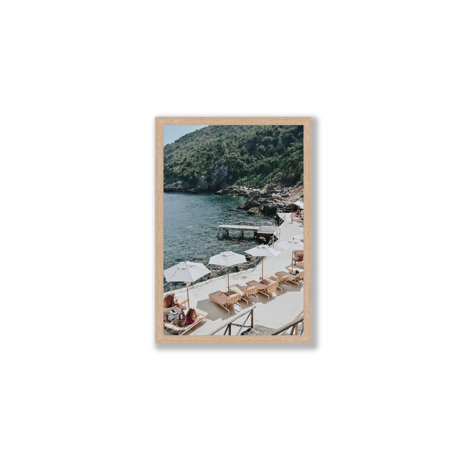 Always Better Together fine art print, Tuscany, Italy, Medium, Natural Oak Frame · Full Bleed, Fine Art Print