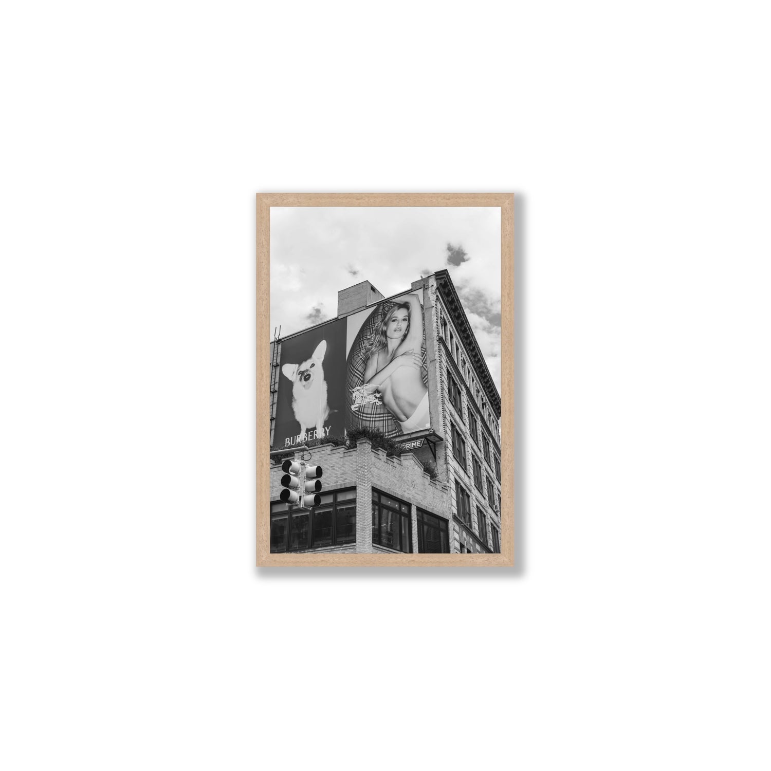 Dynamic Duo fine art print, New York, United States, Medium, Natural Oak Frame · Full Bleed, Fine Art Print