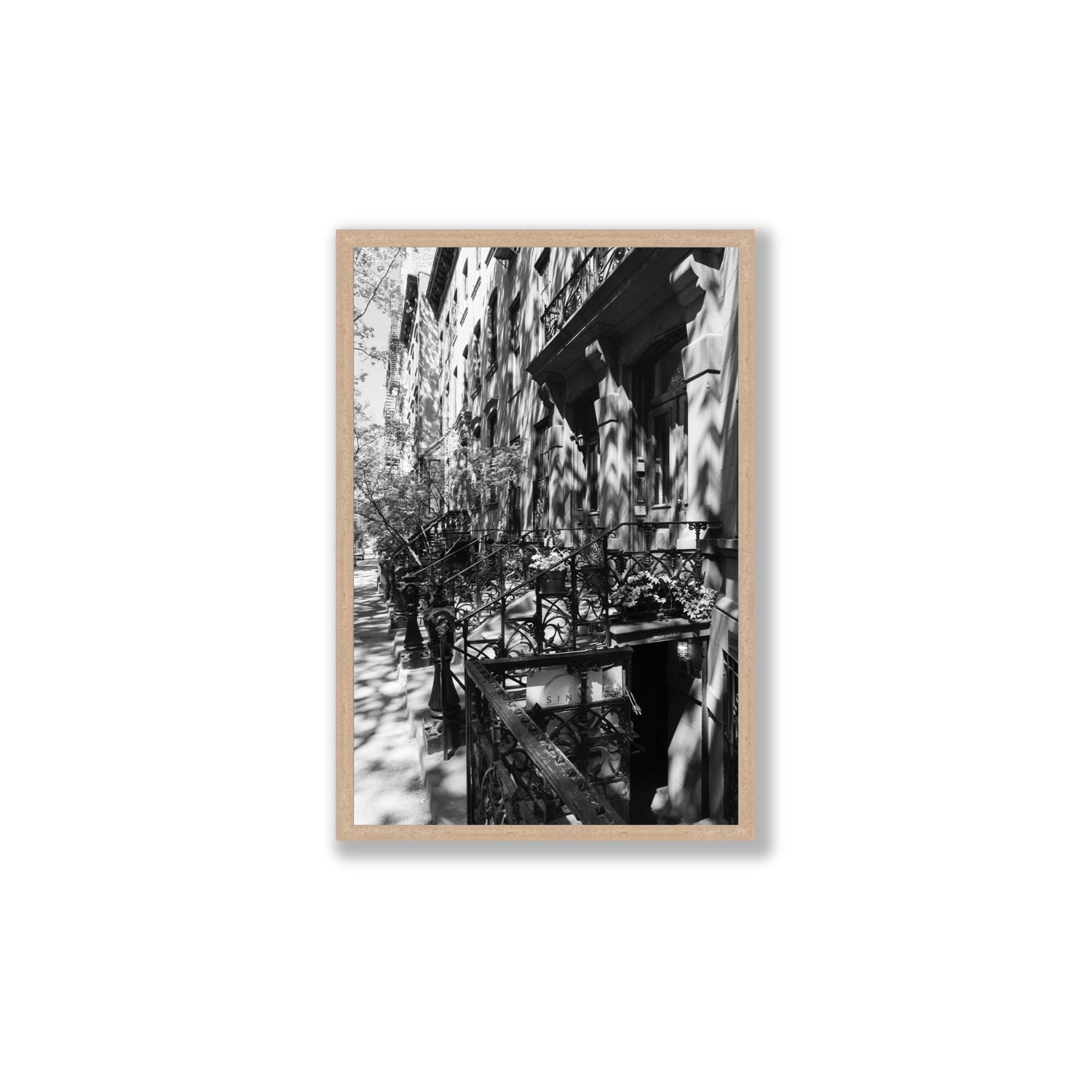 Shadow Dance fine art print, New York, United States, Large, Natural Oak Frame · Full Bleed, Fine Art Print
