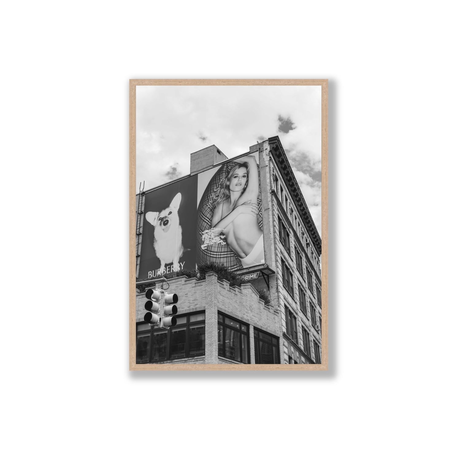 Dynamic Duo fine art print, New York, United States, Extra Large, Natural Oak Frame · Full Bleed, Fine Art Print