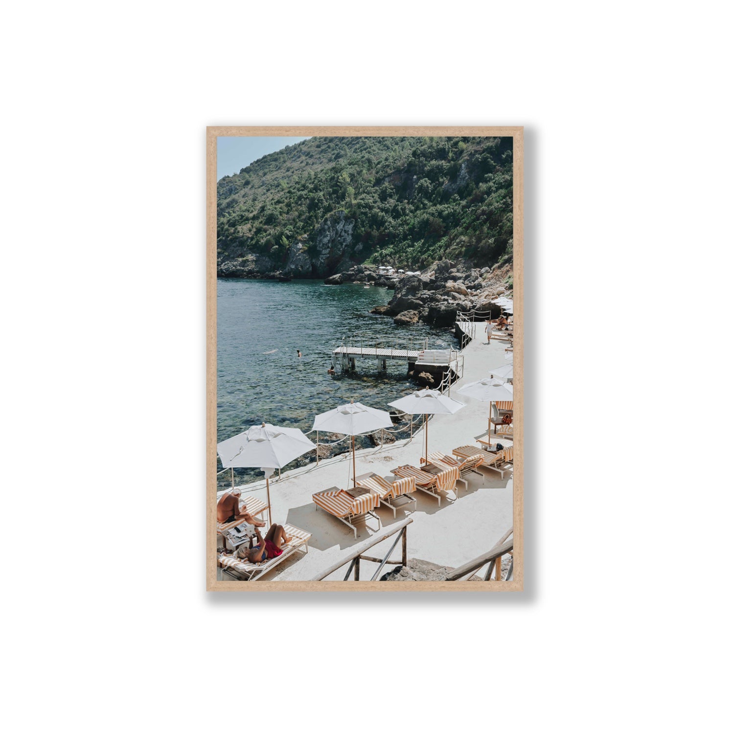 Always Better Together fine art print, Tuscany, Italy, Extra Large, Natural Oak Frame · Full Bleed, Fine Art Print
