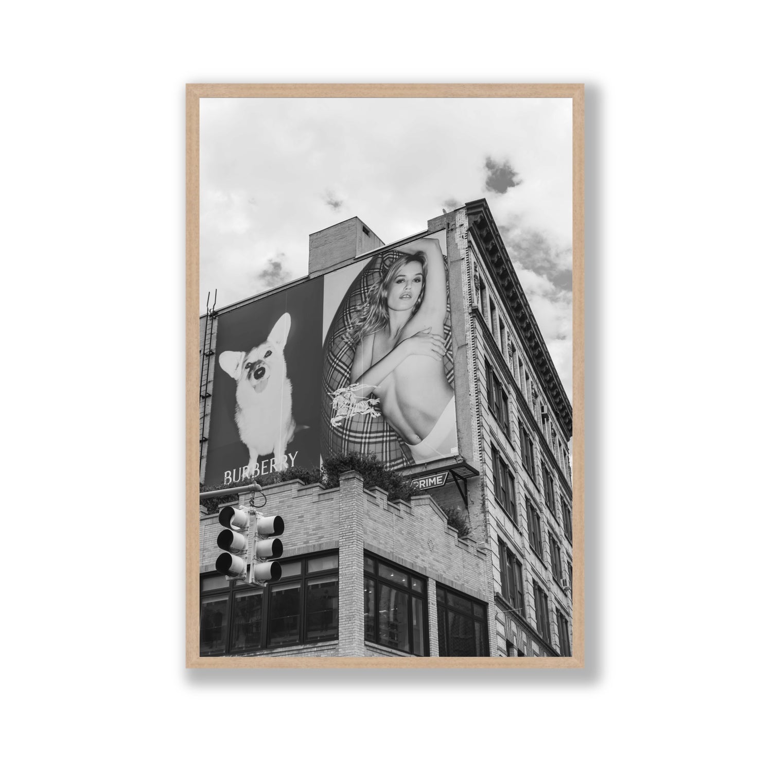 Dynamic Duo fine art print, New York, United States, Gallery, Natural Oak Frame · Full Bleed, Fine Art Print