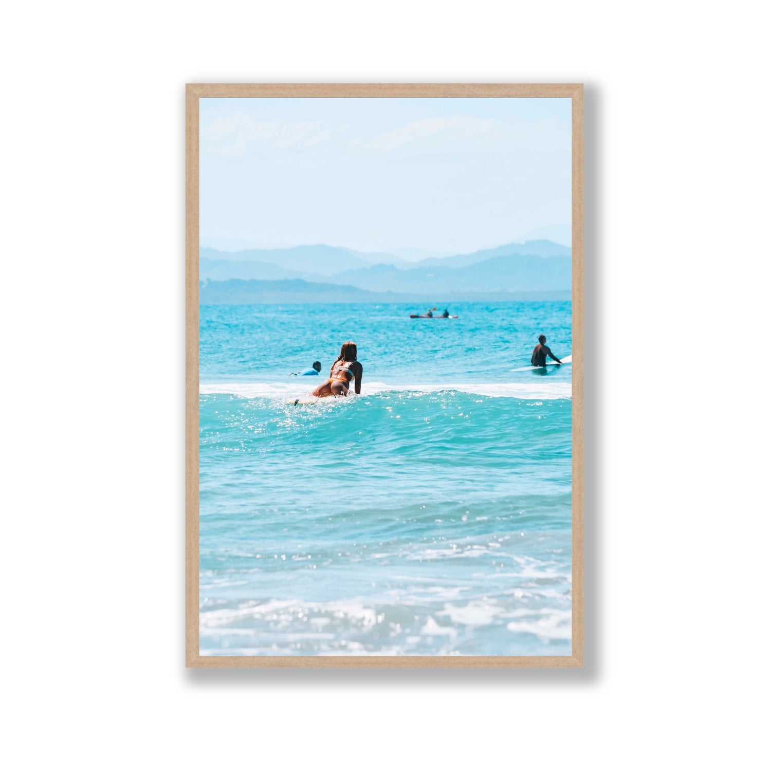 Tatiana fine art print, Byron Bay, Australia, Gallery, Natural Oak Frame · Full Bleed, Fine Art Print