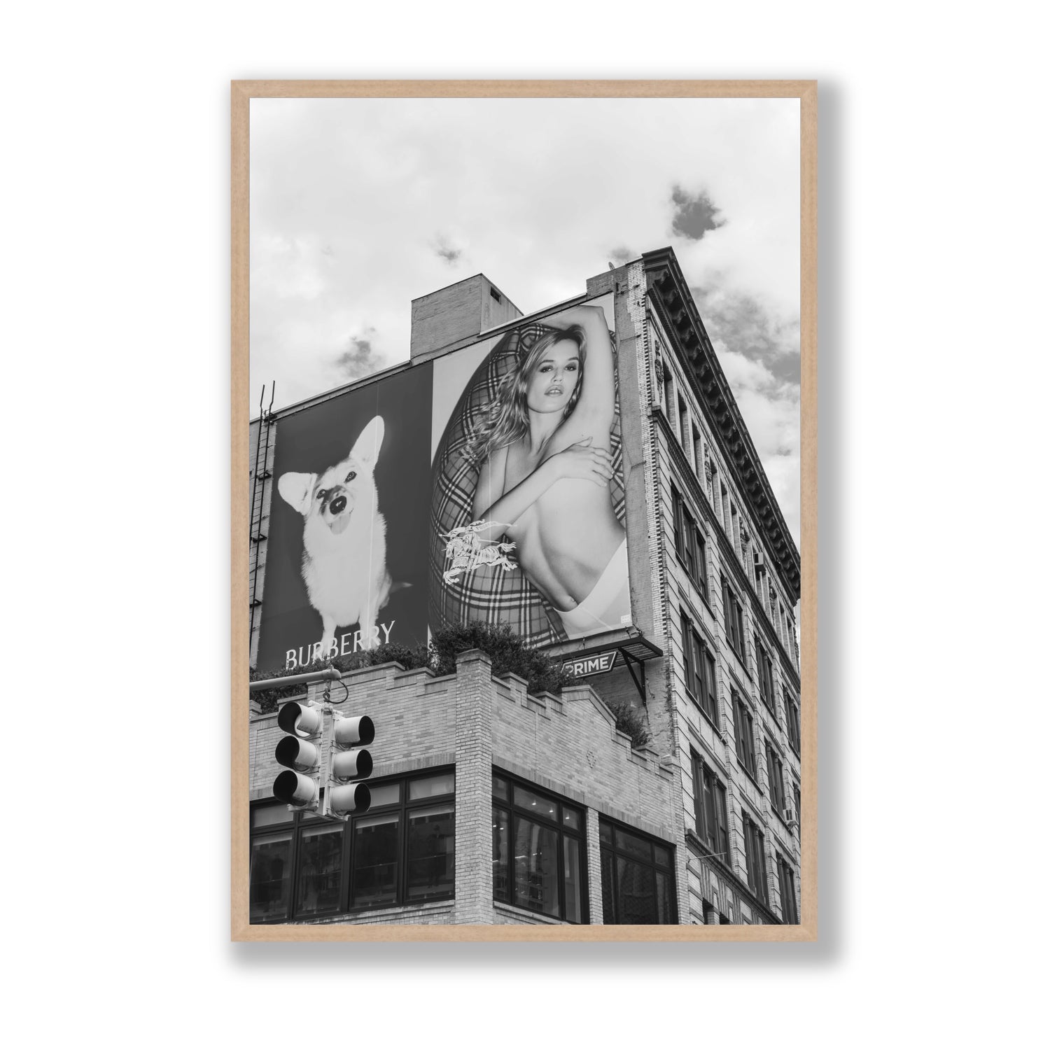 Dynamic Duo fine art print, New York, United States, Statement, Natural Oak Frame · Full Bleed, Fine Art Print