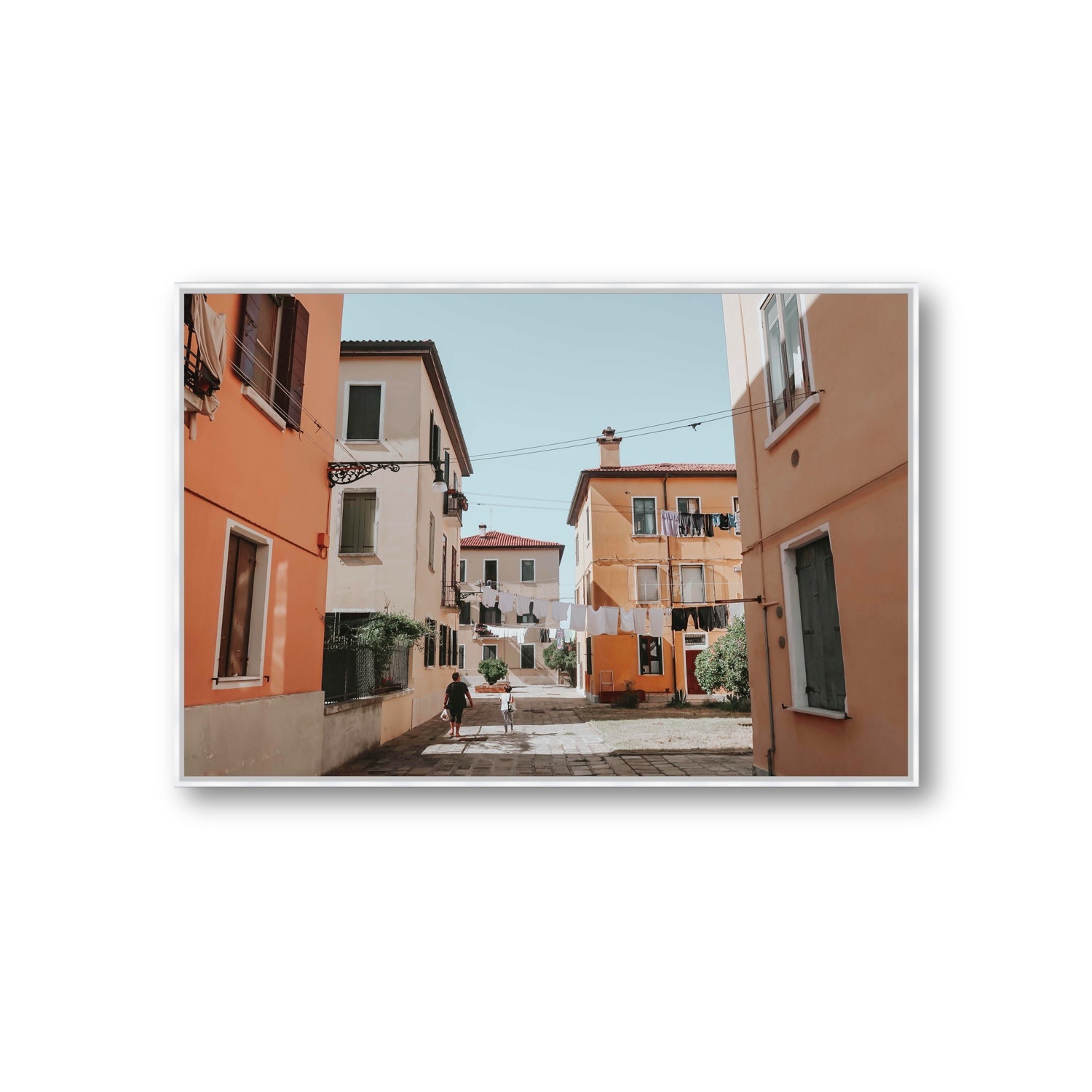 Giorgia Boscolo Venice Italian wall art Giant fine art canvas in white float frame