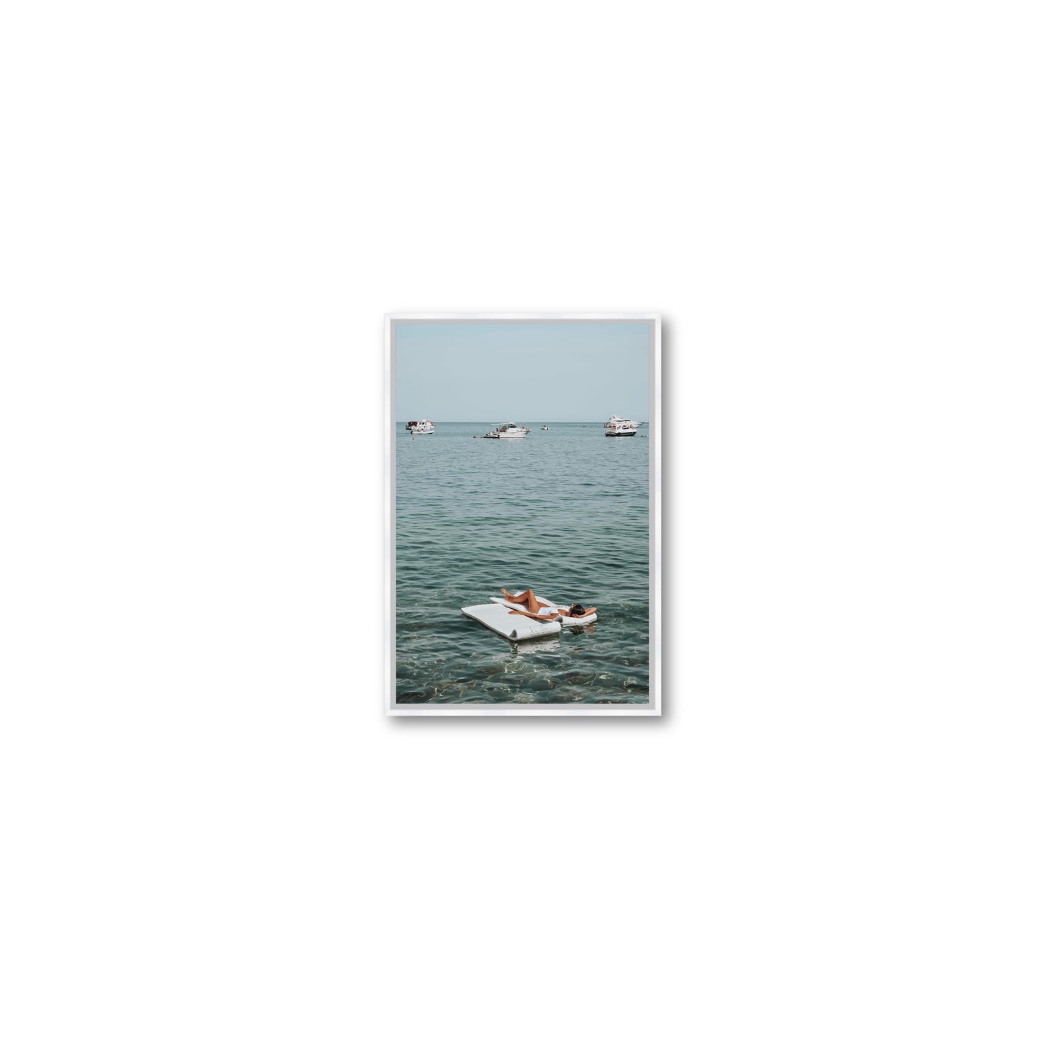 Style Queen fine art print, Tuscany, Italy, Small, White Float Frame, Fine Art Canvas