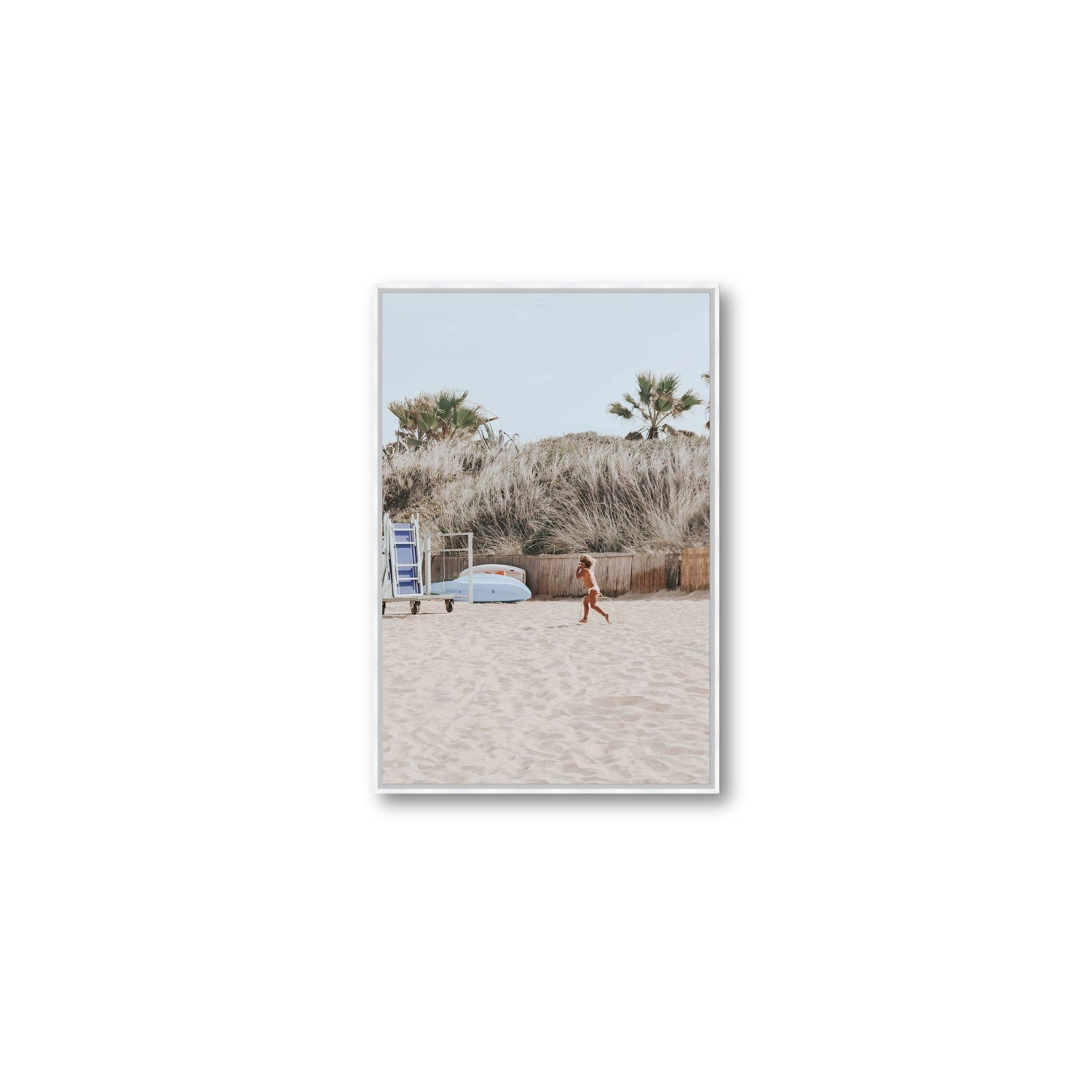 Little Explorer fine art print, Puglia, Italy, Medium, White Float Frame, Fine Art Canvas