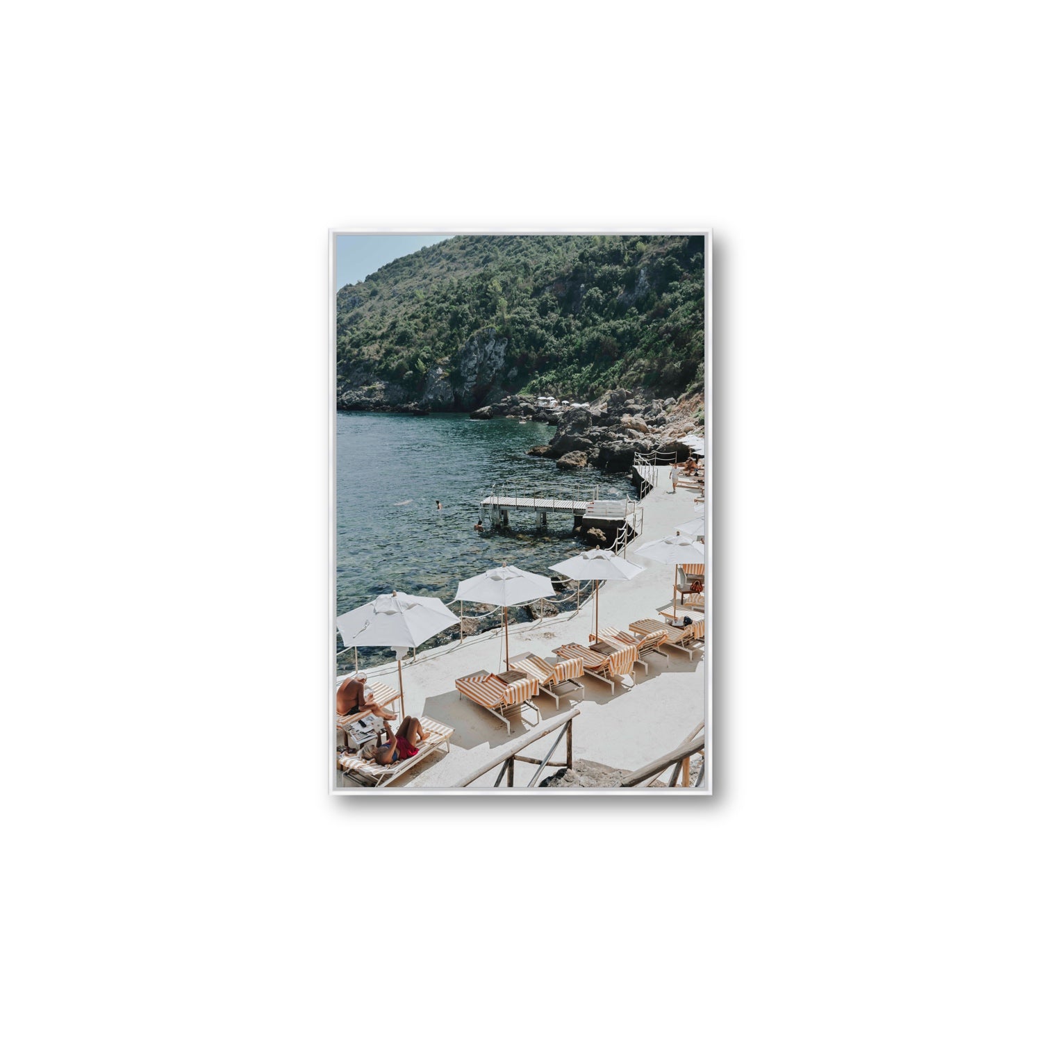 Always Better Together fine art print, Tuscany, Italy, Large, White Float Frame, Fine Art Canvas