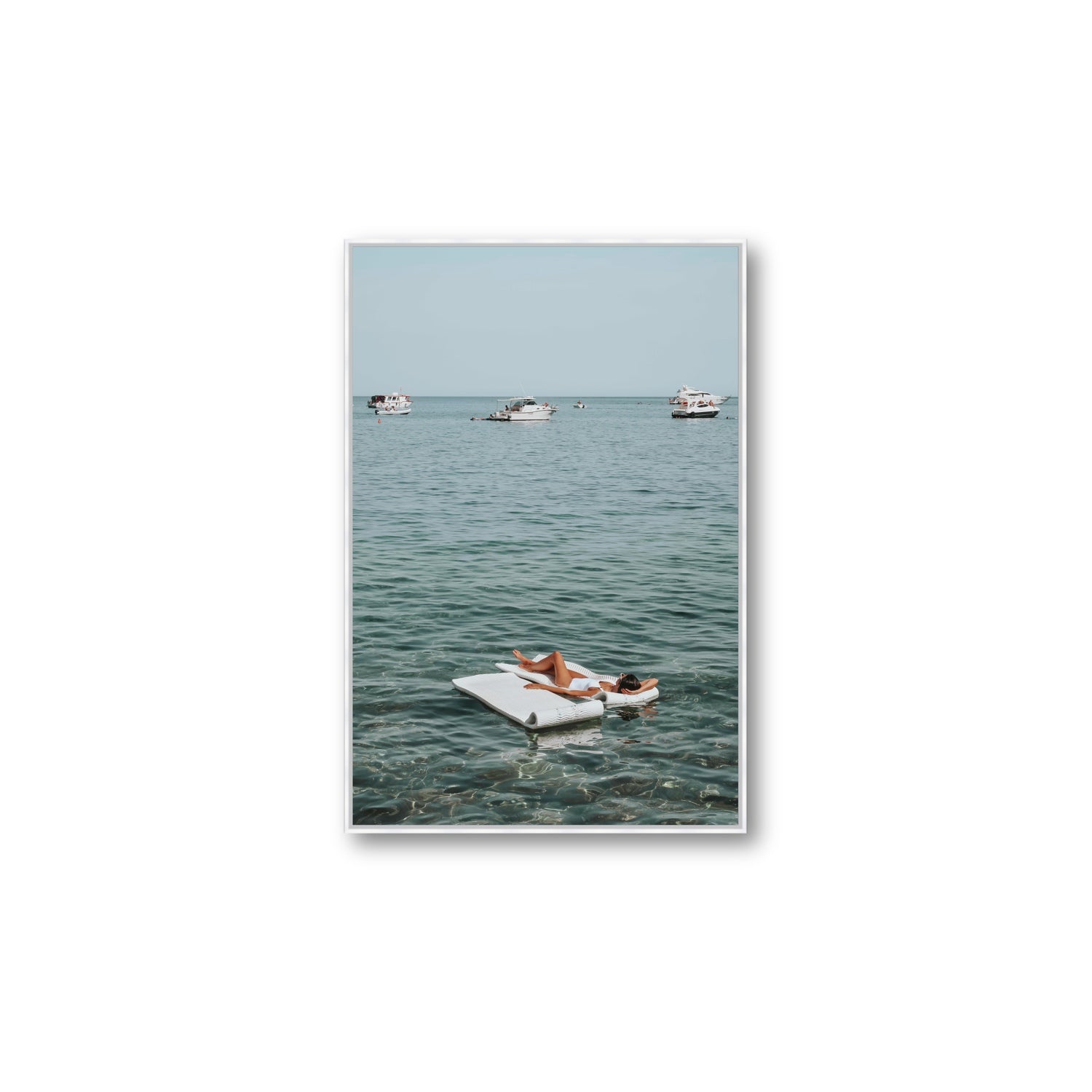 Style Queen fine art print, Tuscany, Italy, Large, White Float Frame, Fine Art Canvas