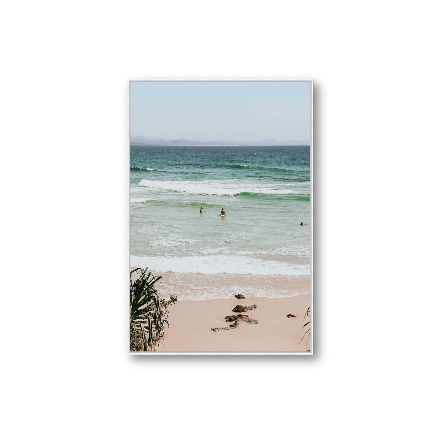 Lets Go Trippin' fine art print, Byron Bay, Australia, Extra Large, White Float Frame, Fine Art Canvas