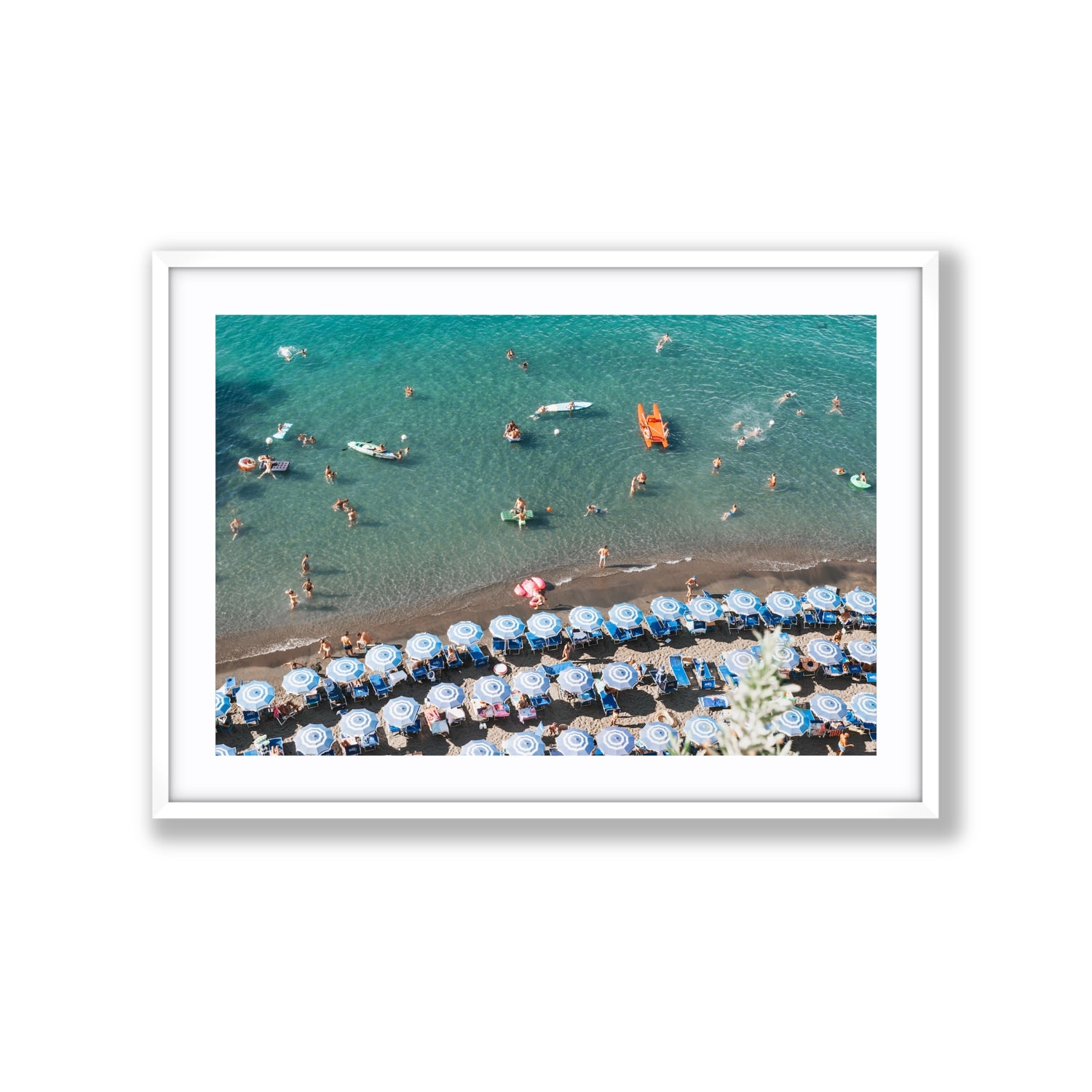 The Sea of Tranquility fine art print, Sorrento, Italy, Extra Large, White Frame · Matboard, Fine Art Print