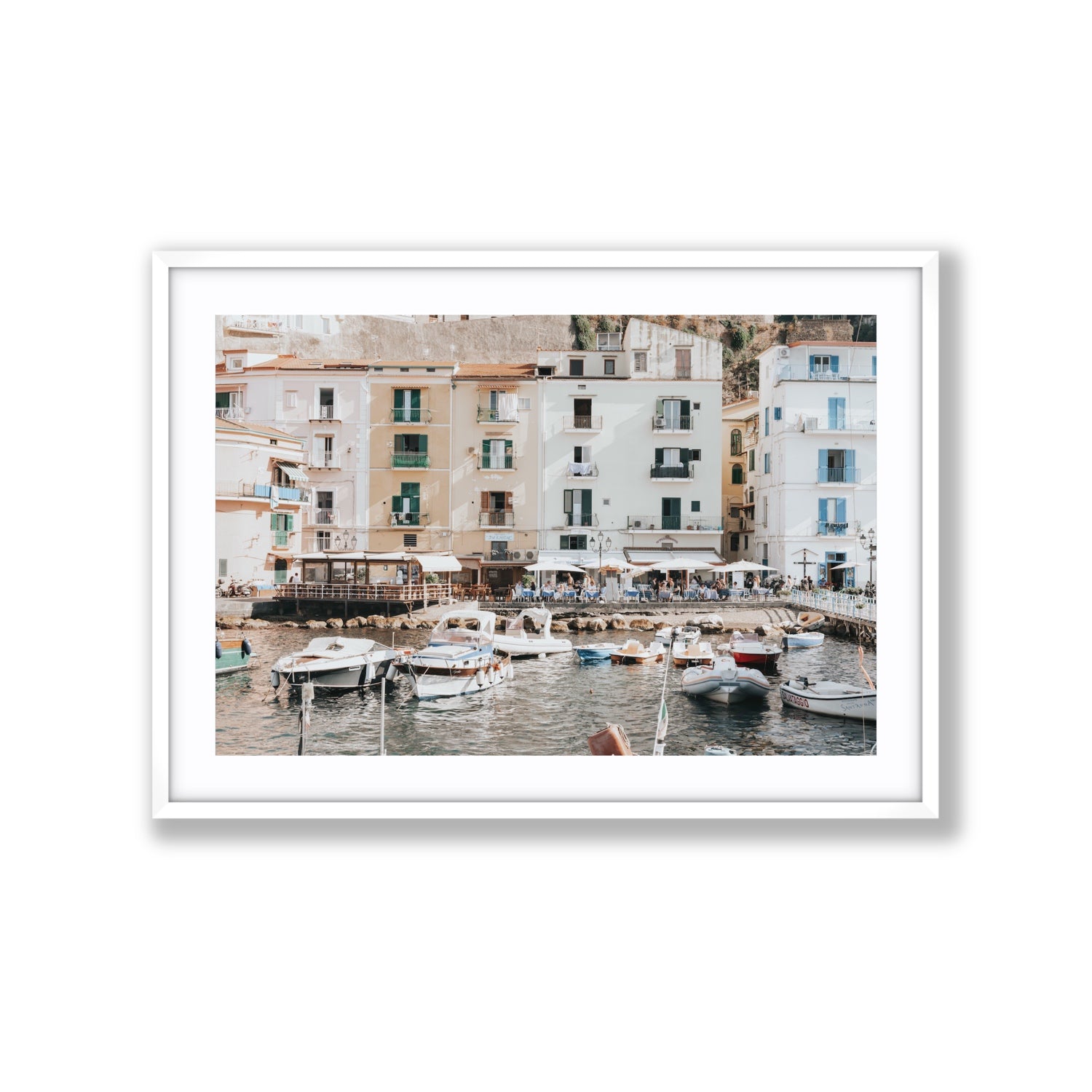 L'Insenatura fine art print, Sorrento, Italy, Extra Large, White Frame · Matboard, Fine Art Print