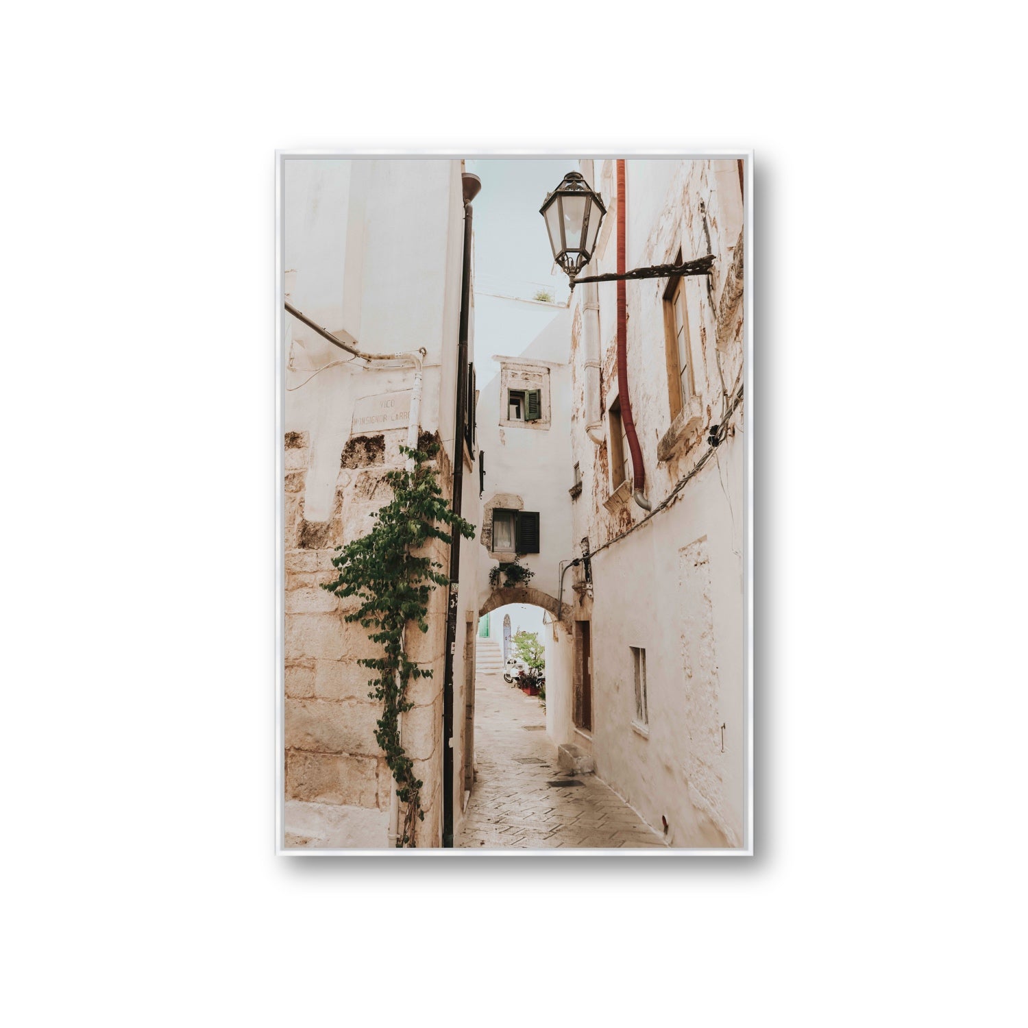 Labyrinth Lanes fine art print, Puglia, Italy, Giant, White Float Frame, Fine Art Canvas