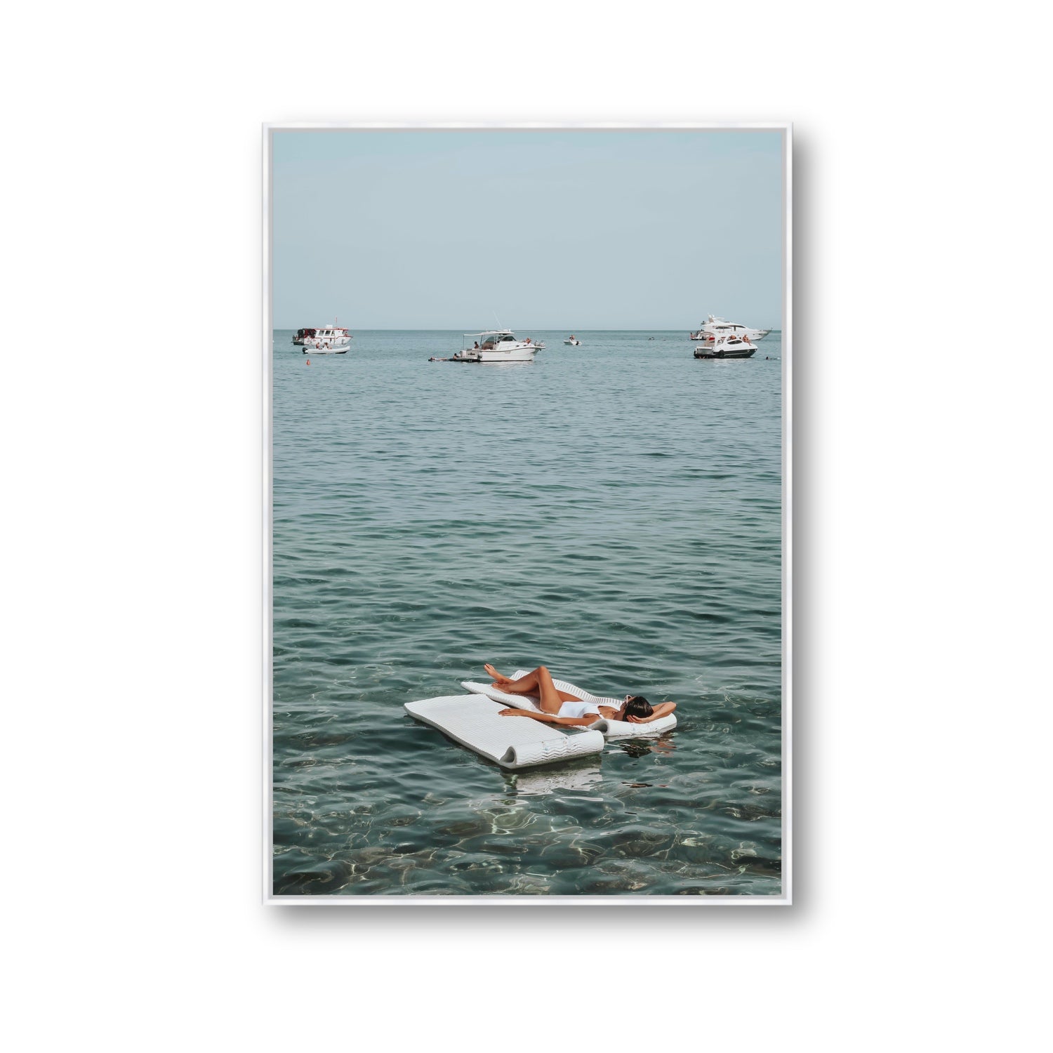 Style Queen fine art print, Tuscany, Italy, Gallery, White Float Frame, Fine Art Canvas