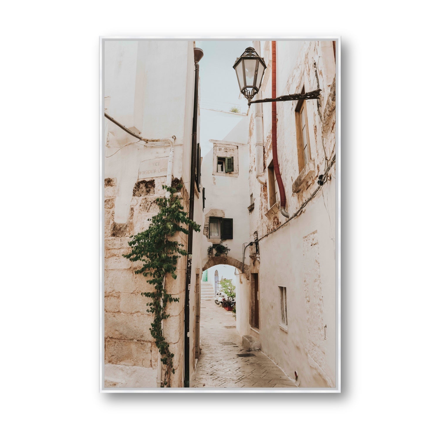 Labyrinth Lanes fine art print, Puglia, Italy, Statement, White Float Frame, Fine Art Canvas