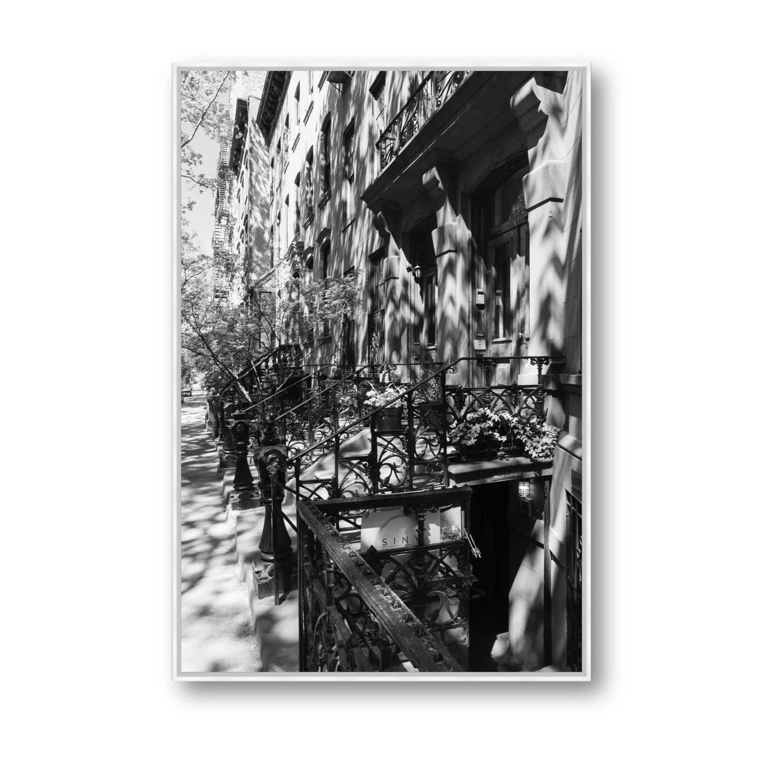 Shadow Dance fine art print, New York, United States, Statement, White Float Frame, Fine Art Canvas